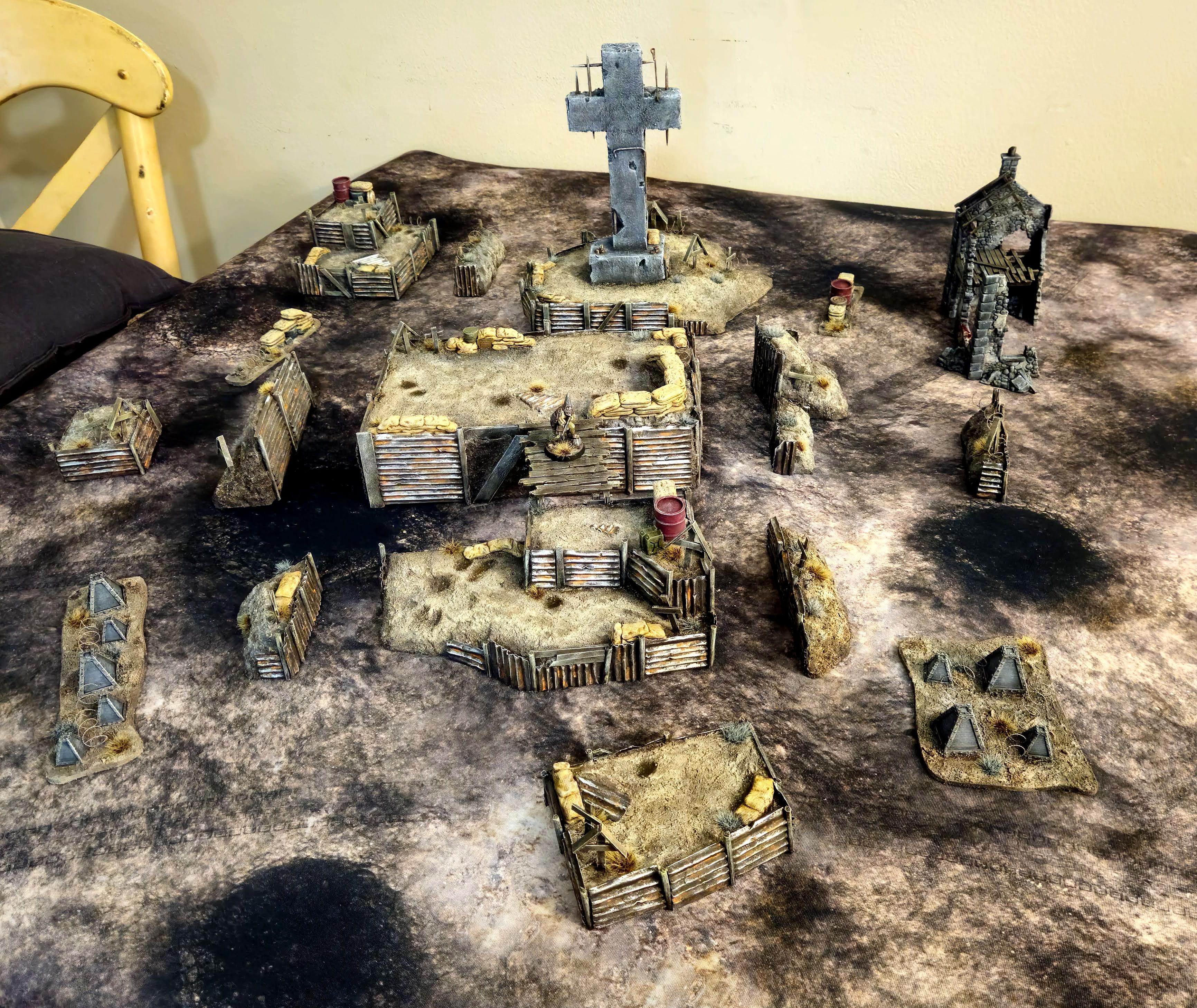 Horrors, Terrain Wierd War I, Trench, Trentch Crusade, Wierd War Ii