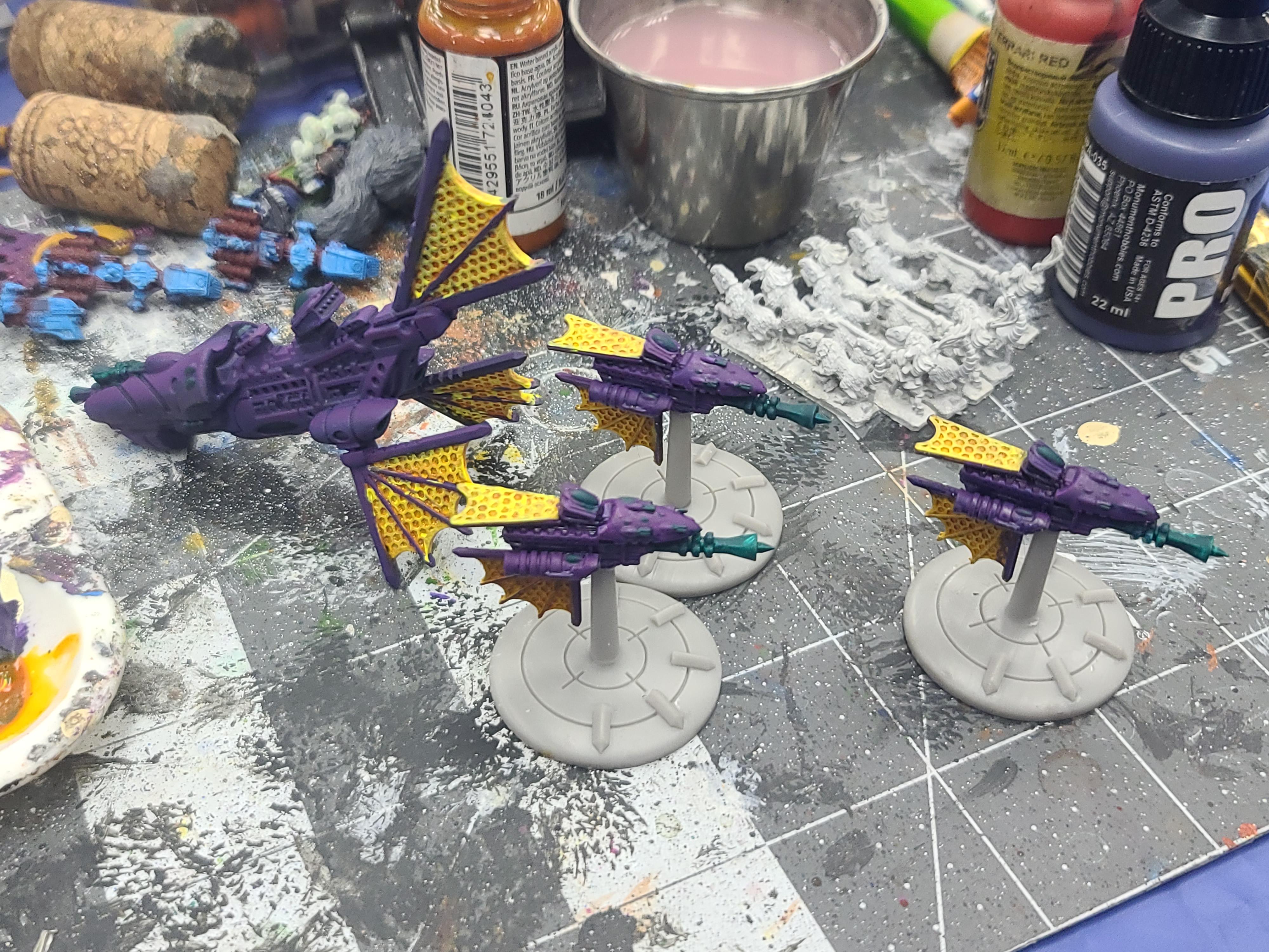 3d Print, Aurora, Battlefleet Gothic, Cruiser, Eldar, Escorts, Godforge Miniatures, Hemlock, Soulforged Studios