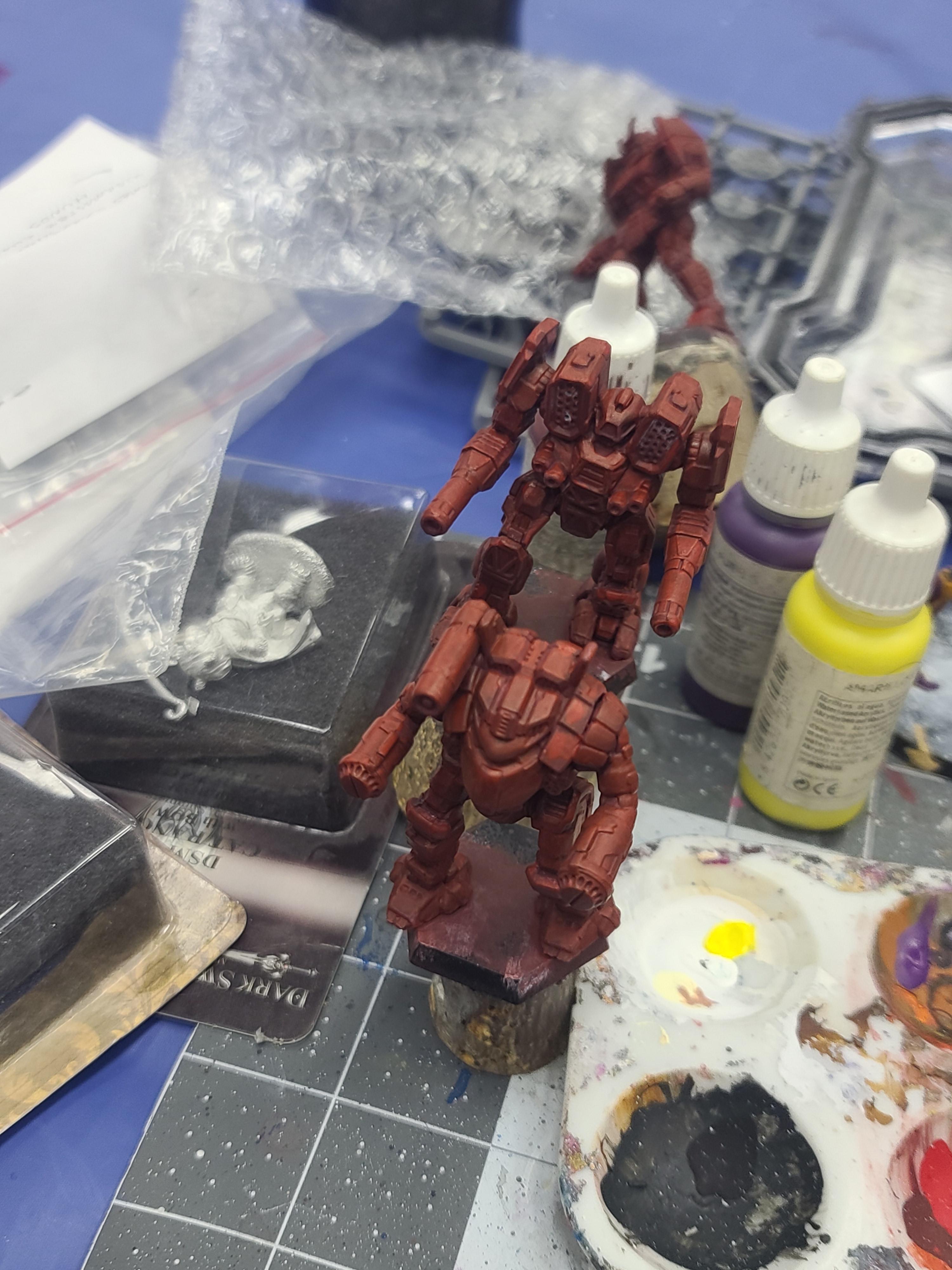6mm Scale, Battletech, Catalyst Game Labs, Draconis Combine, Hatamoto, Mauler, Mech, Shogun