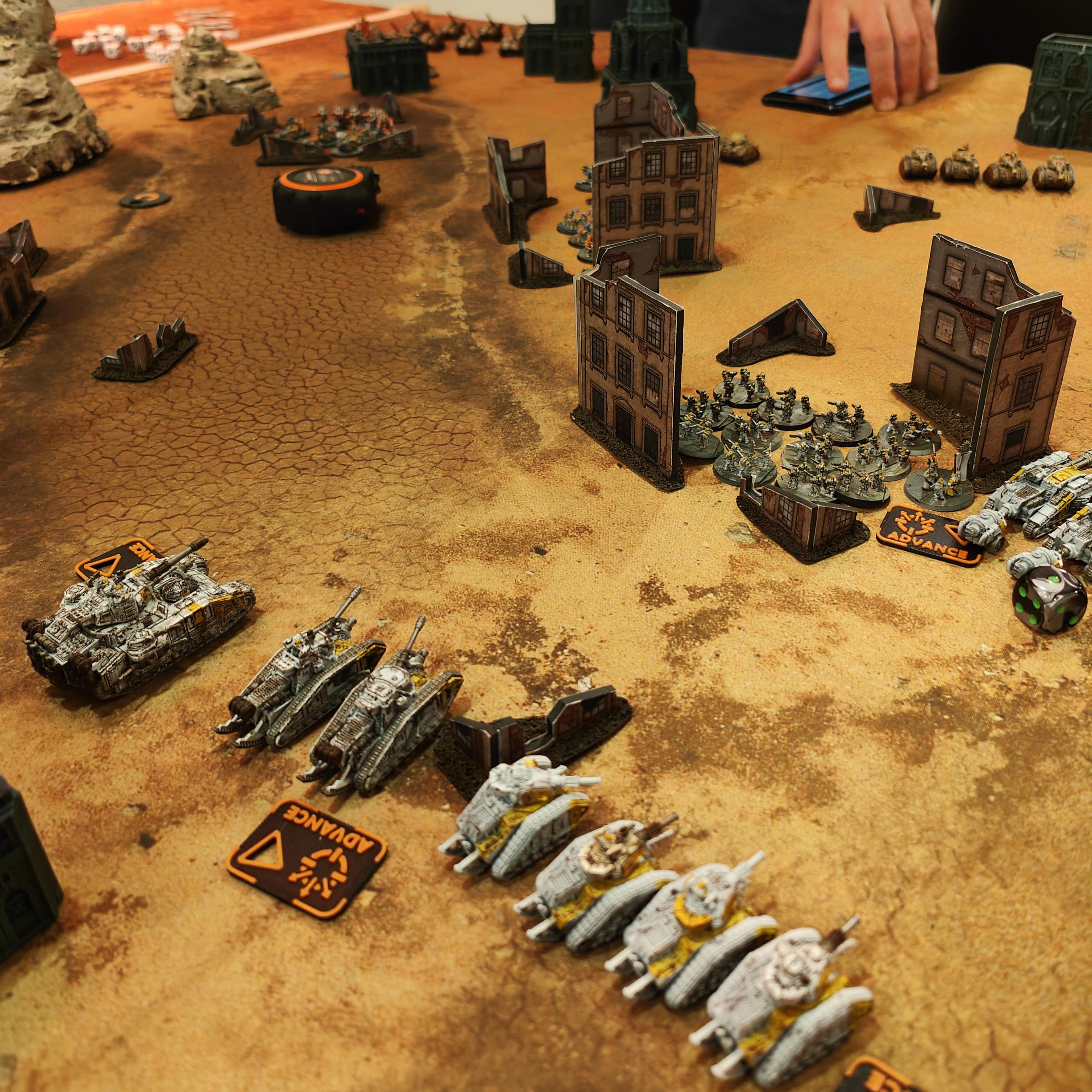 Armoured company move forward