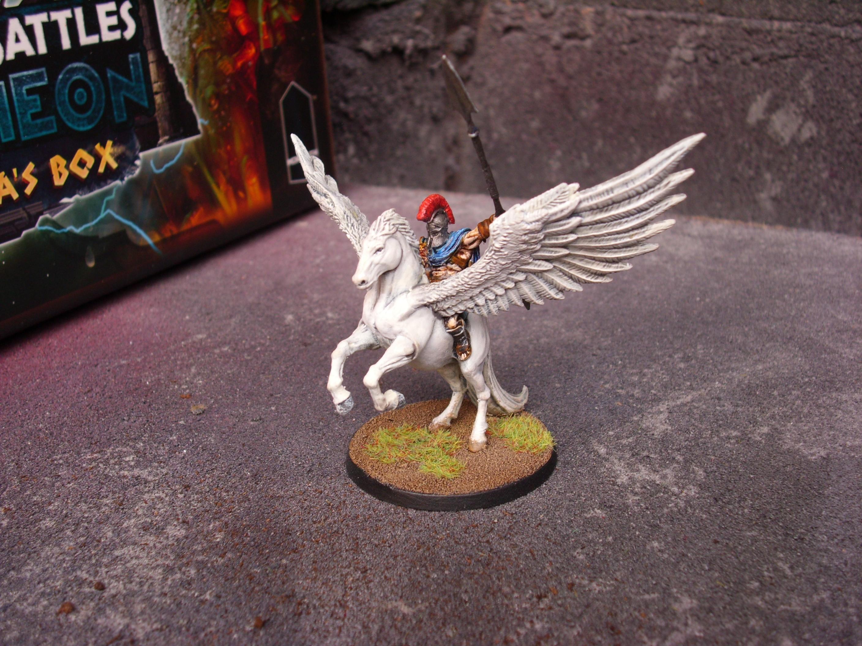 Bellerephon, Greek, Greek Mythology, Hero, Monolith Games, Mythic Battle Pantheon, Pegasus