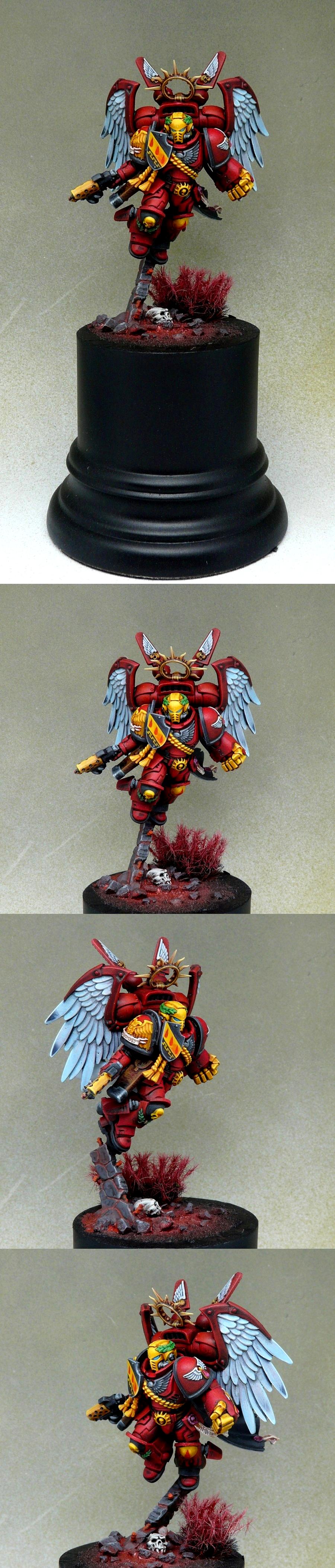 Adeptus Astartes, Black Rage, Blood Angels, Captain, Jumpack, Primaris, Red Thirst, Space Marines