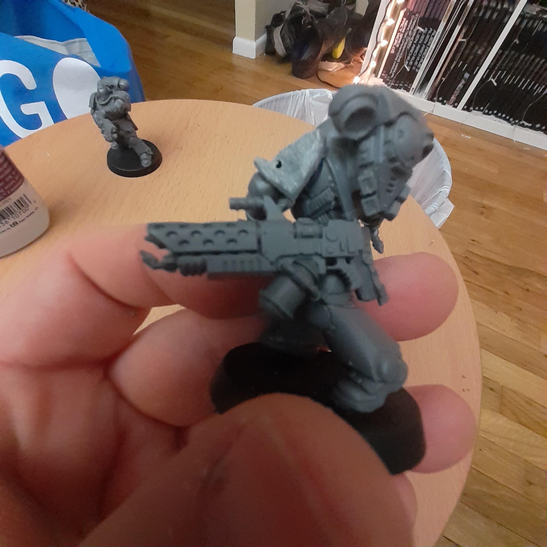 Astartes, Conversion, Deathwatch, Infernal, Intercessor, Primaris, Waaazag, Warhammer 40,000
