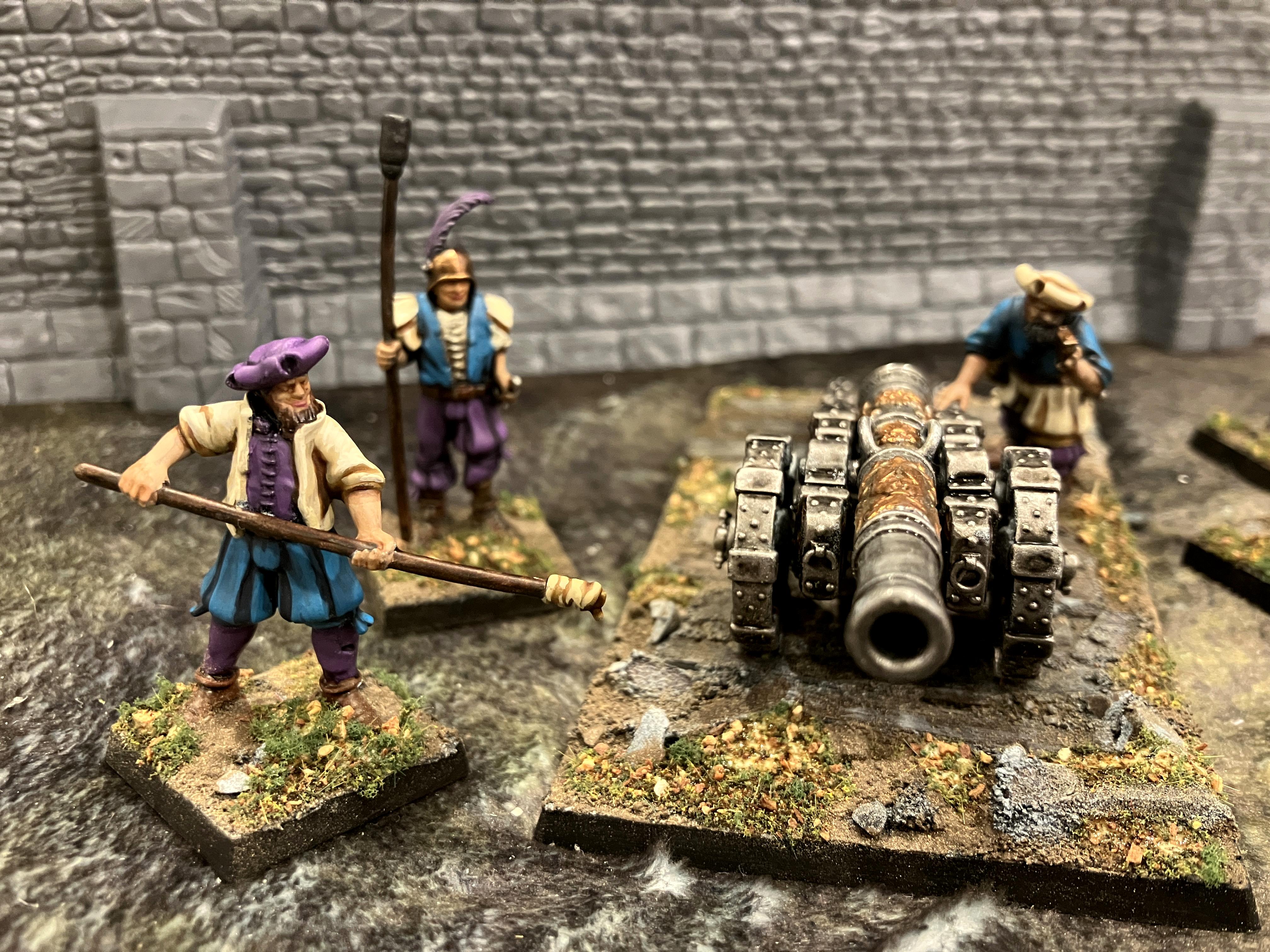 3d Printing, Bombard, Bretonnian Exiles, Bretonnians, Cannon, Empire, Mercenary, Painted, Warhammer Fantasy, Warhammer The Old World