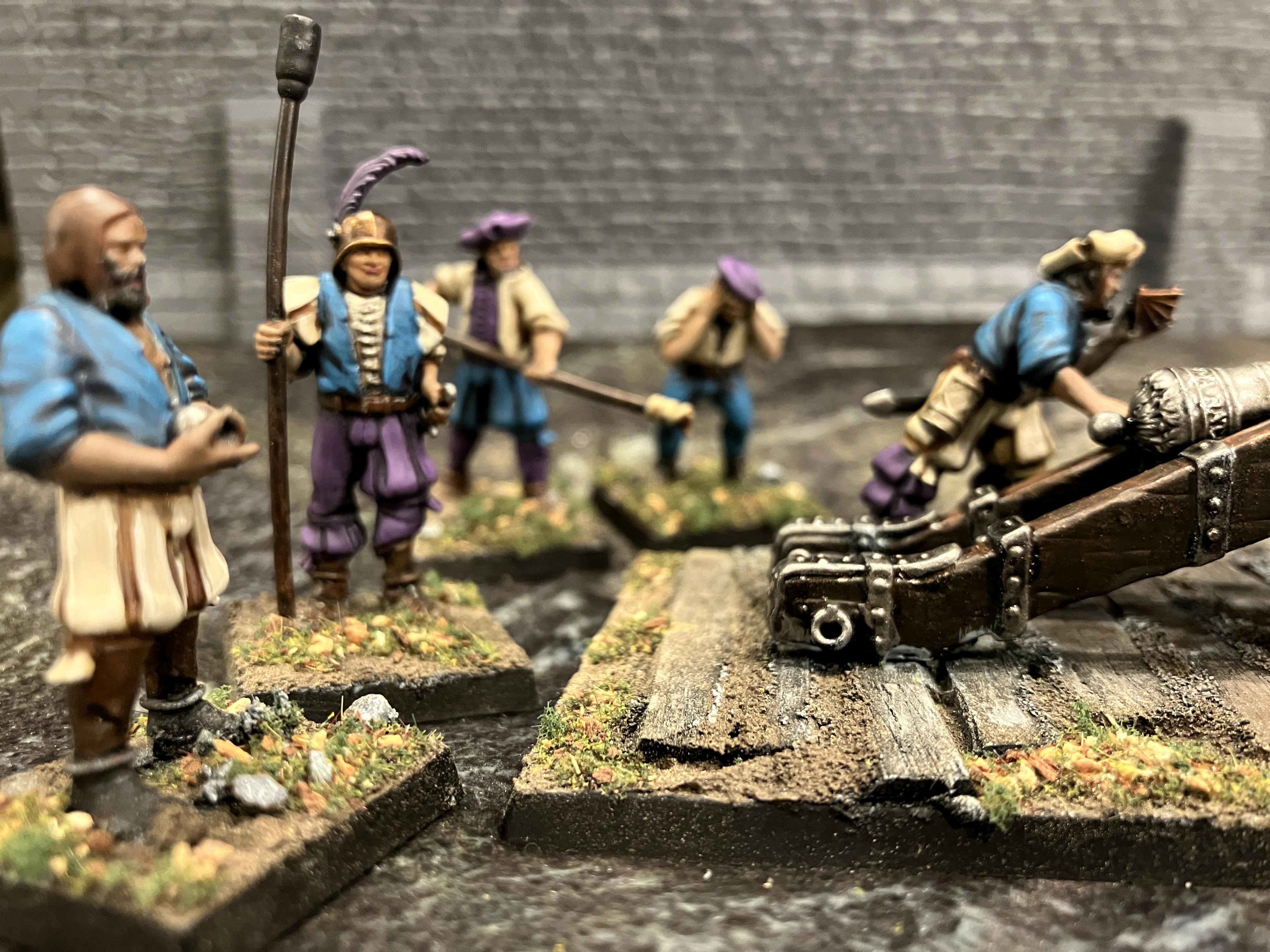 3d Printing, Bombard, Bretonnian Exiles, Bretonnians, Cannon, Empire, Mercenary, Painted, Warhammer Fantasy, Warhammer The Old World
