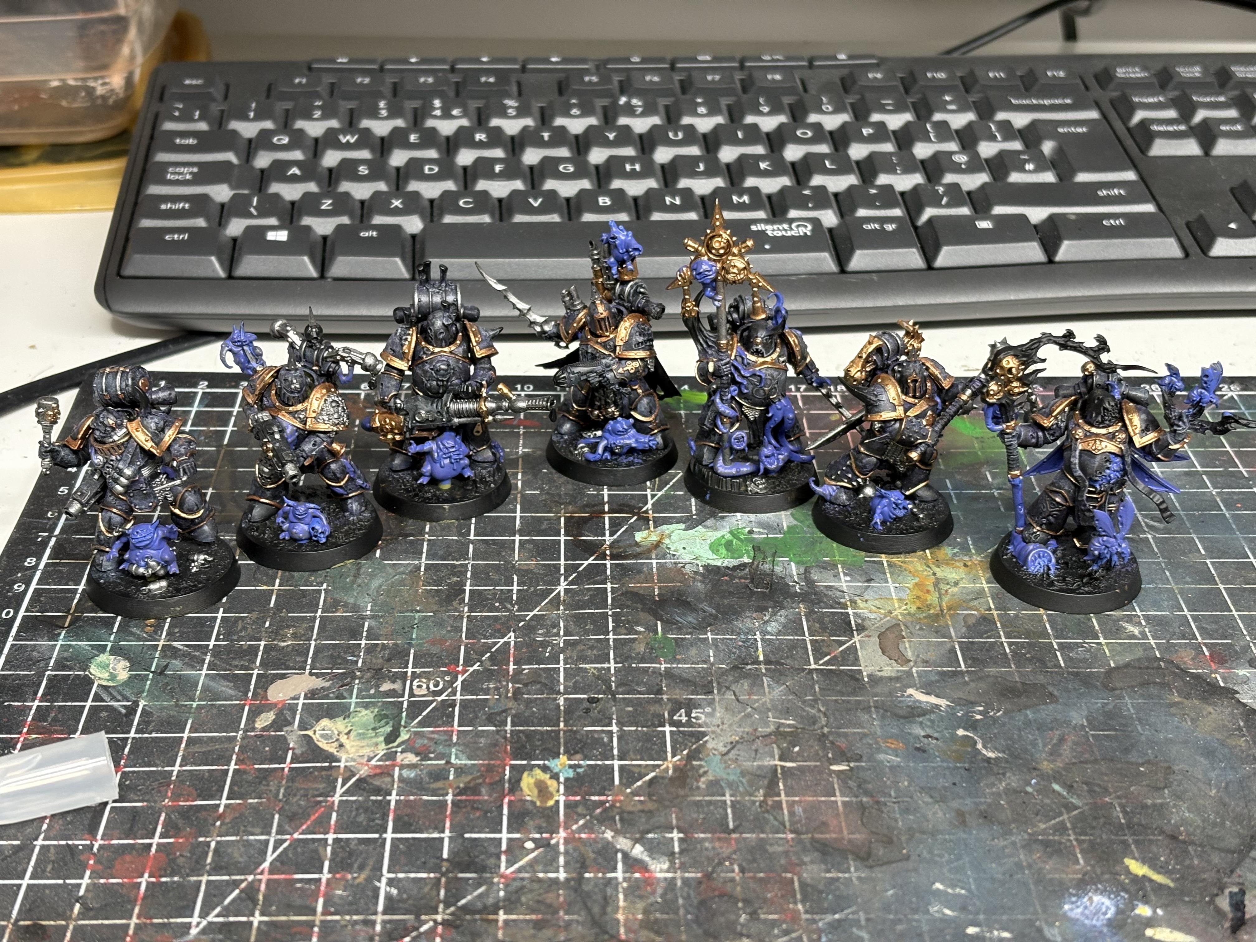 Chaos Space Marines, Death Guard, Kill Team, Plague Marines, Series 3, Space Marine Heroes, Space Marines, Warhammer 40,000