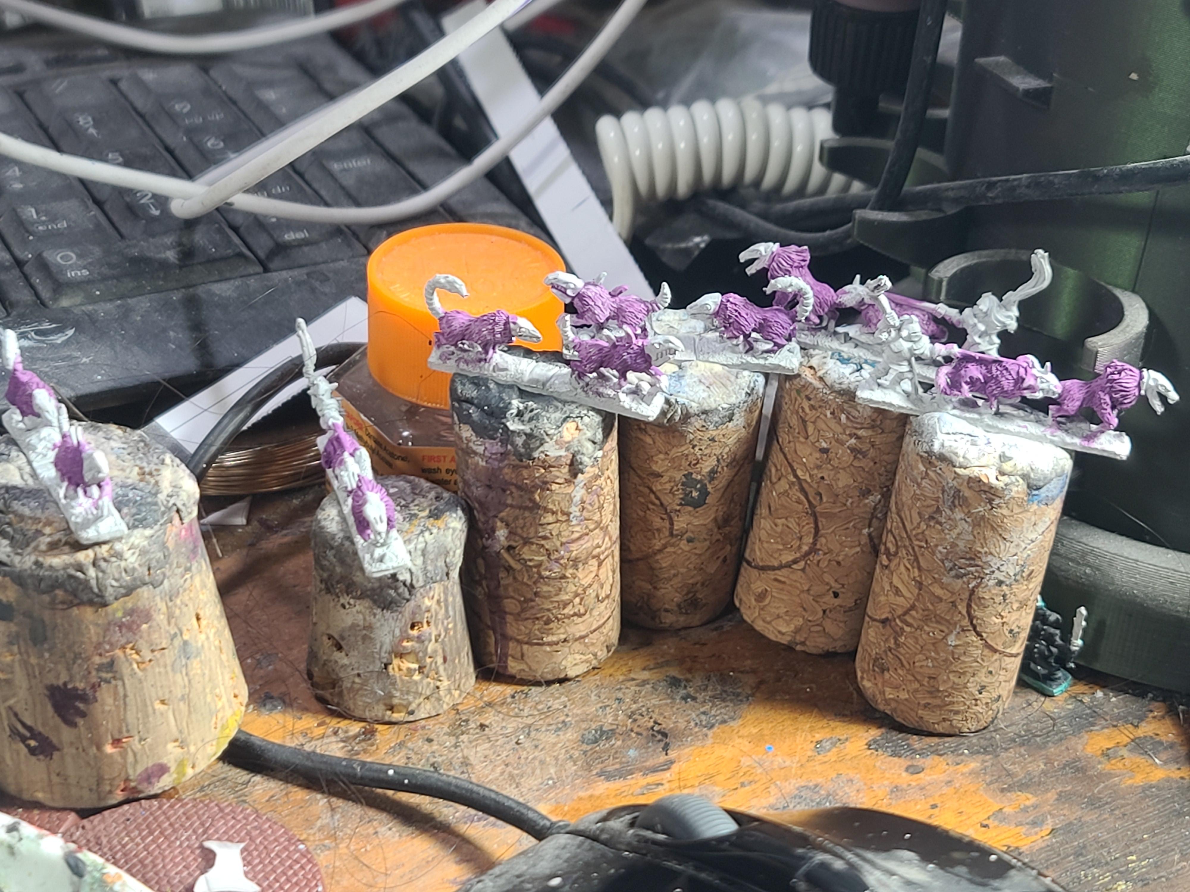 10mm, Chaos, Chaos Hounds, Games Workshop, Metal, Warhound, Warmaster