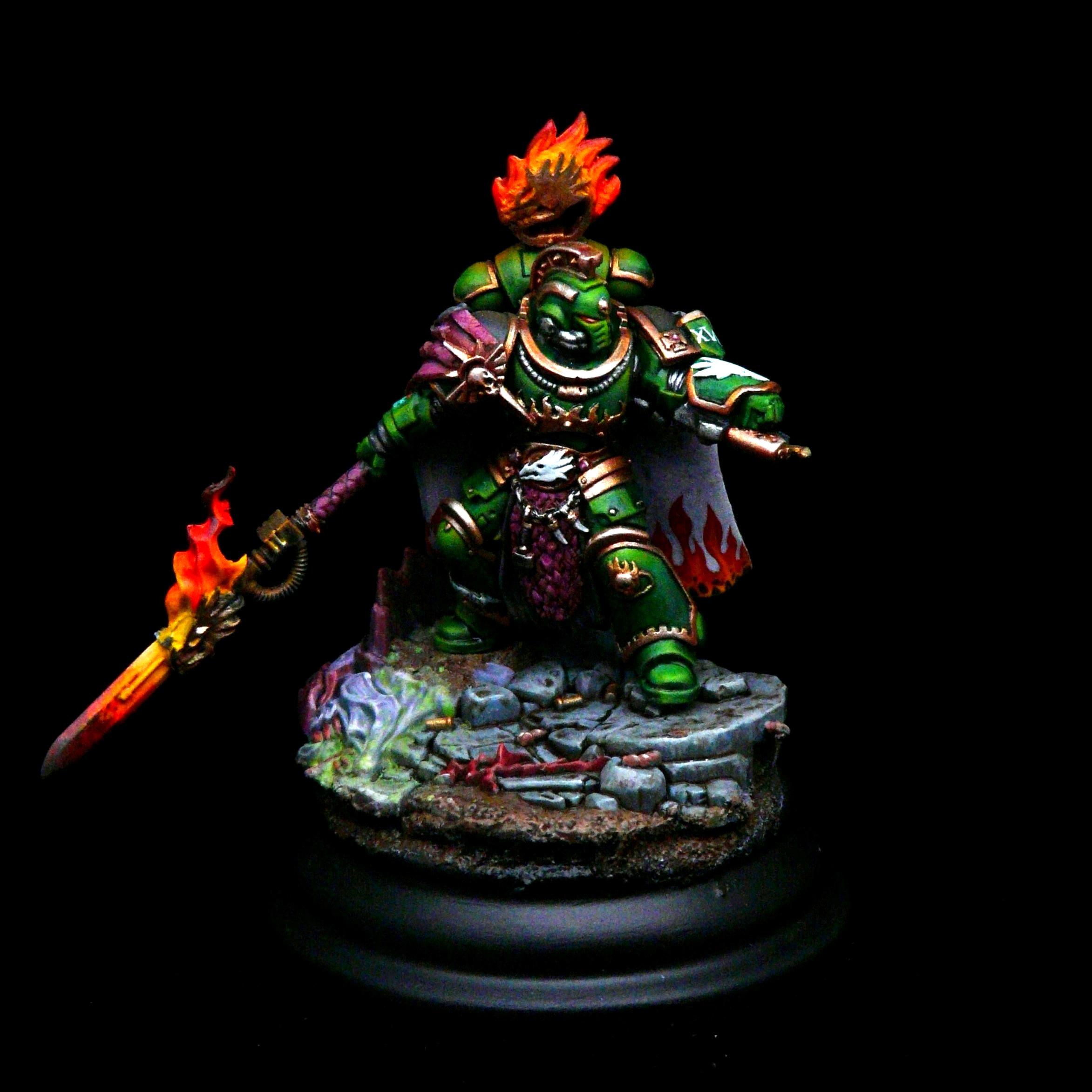 Adeptus Astartes, Father Of The Forge, Primaris, Salamanders, Space Marines, Vulkan He'stan