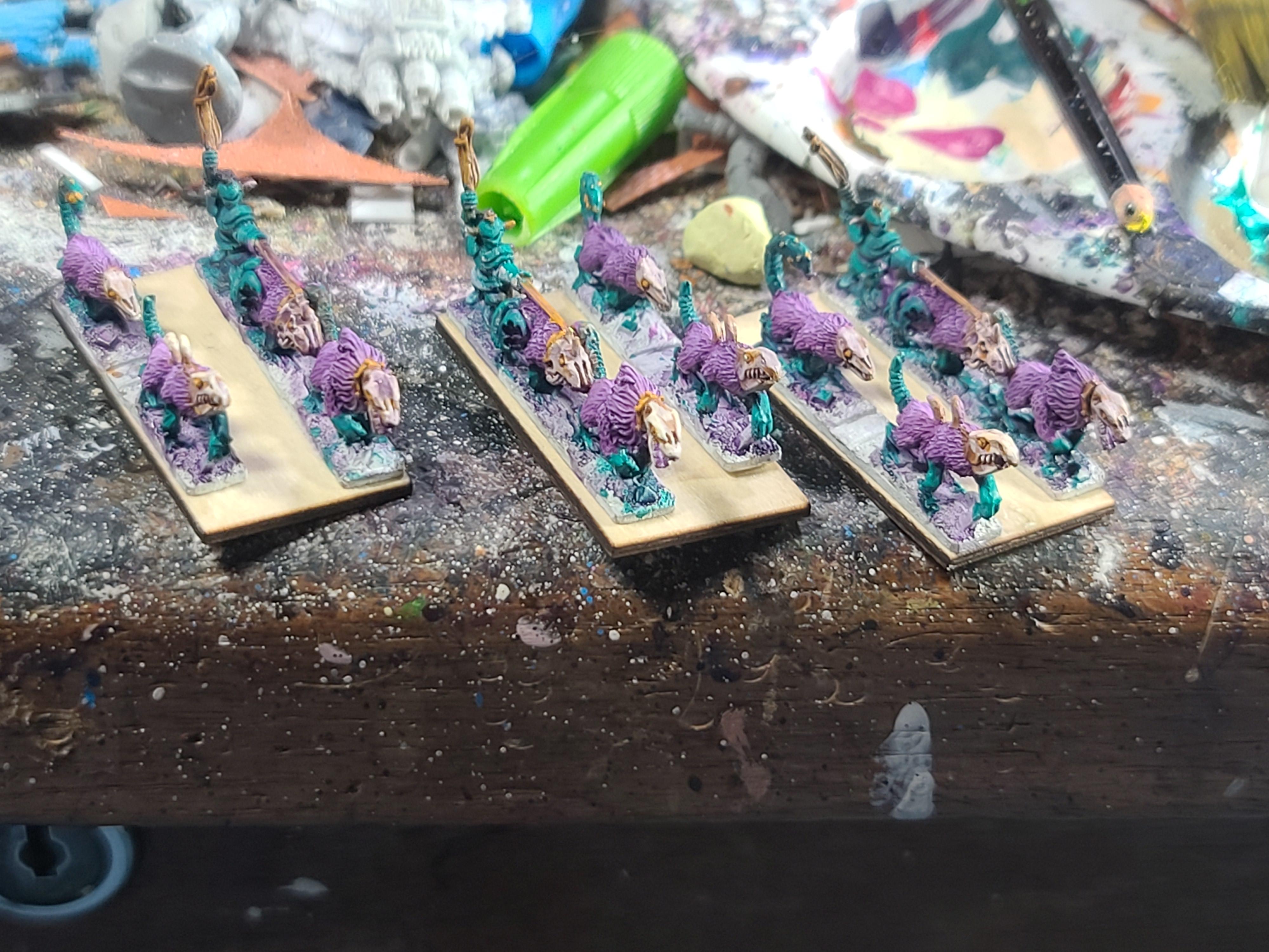 10mm, Chaos, Chaos Hounds, Games Workshop, Metal, Warhound, Warmaster