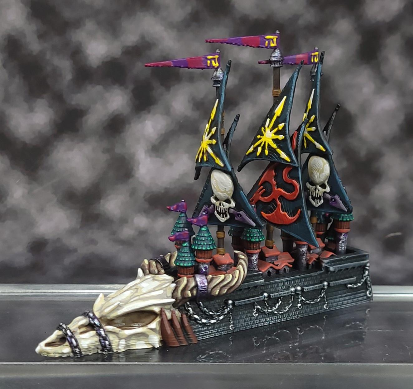 3d Print, Dark Elves, Man O War, Warhammer Fantasy