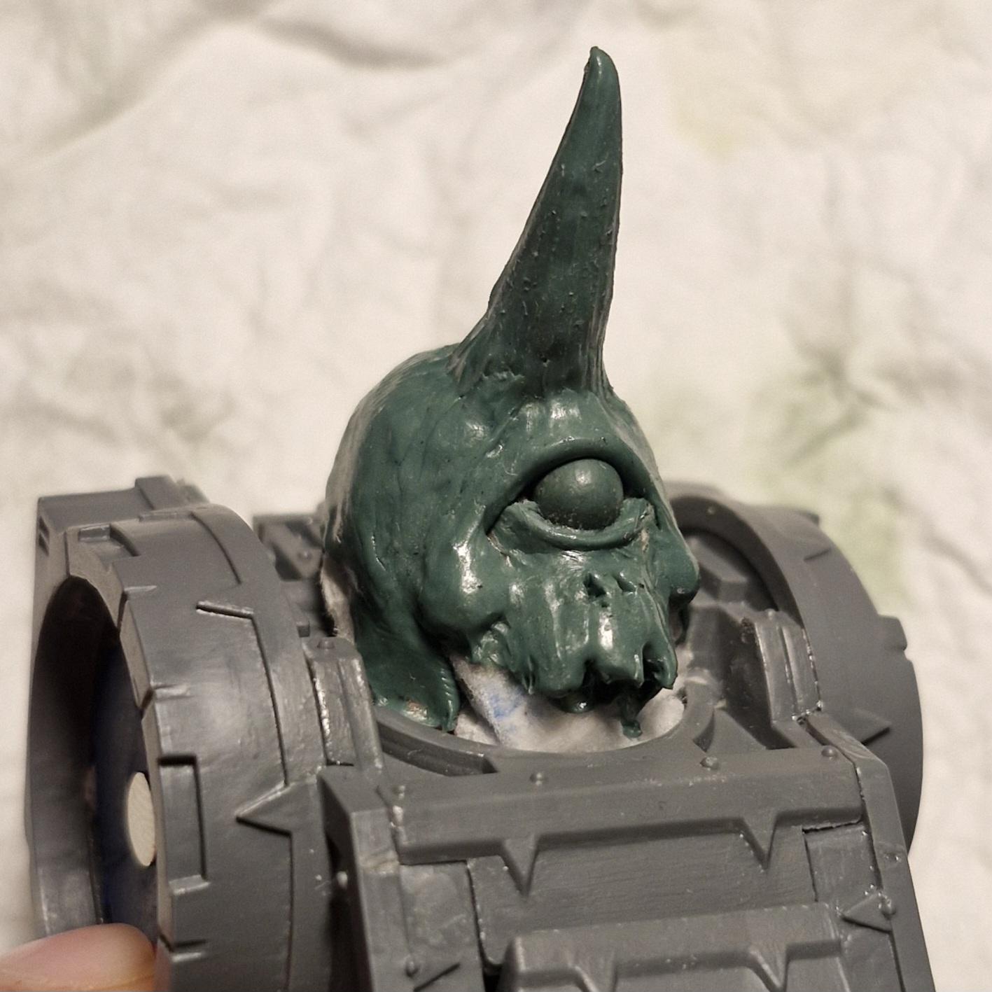 Astartes, Chaos, Conversion, Death Guard, Defiler, Greenstuff, Heretic, Kitbash, Nurgle, Plague, Sculpting, Space, Space Marines
