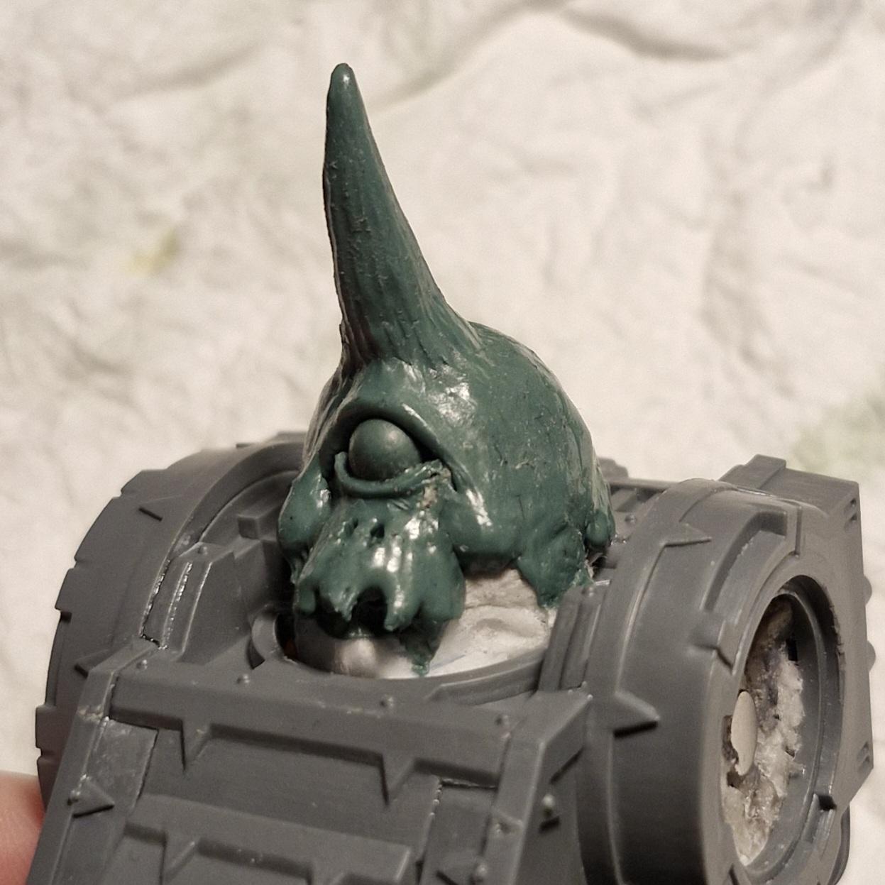 Astartes, Chaos, Conversion, Death Guard, Defiler, Greenstuff, Heretic, Kitbash, Nurgle, Plague, Sculpting, Space, Space Marines