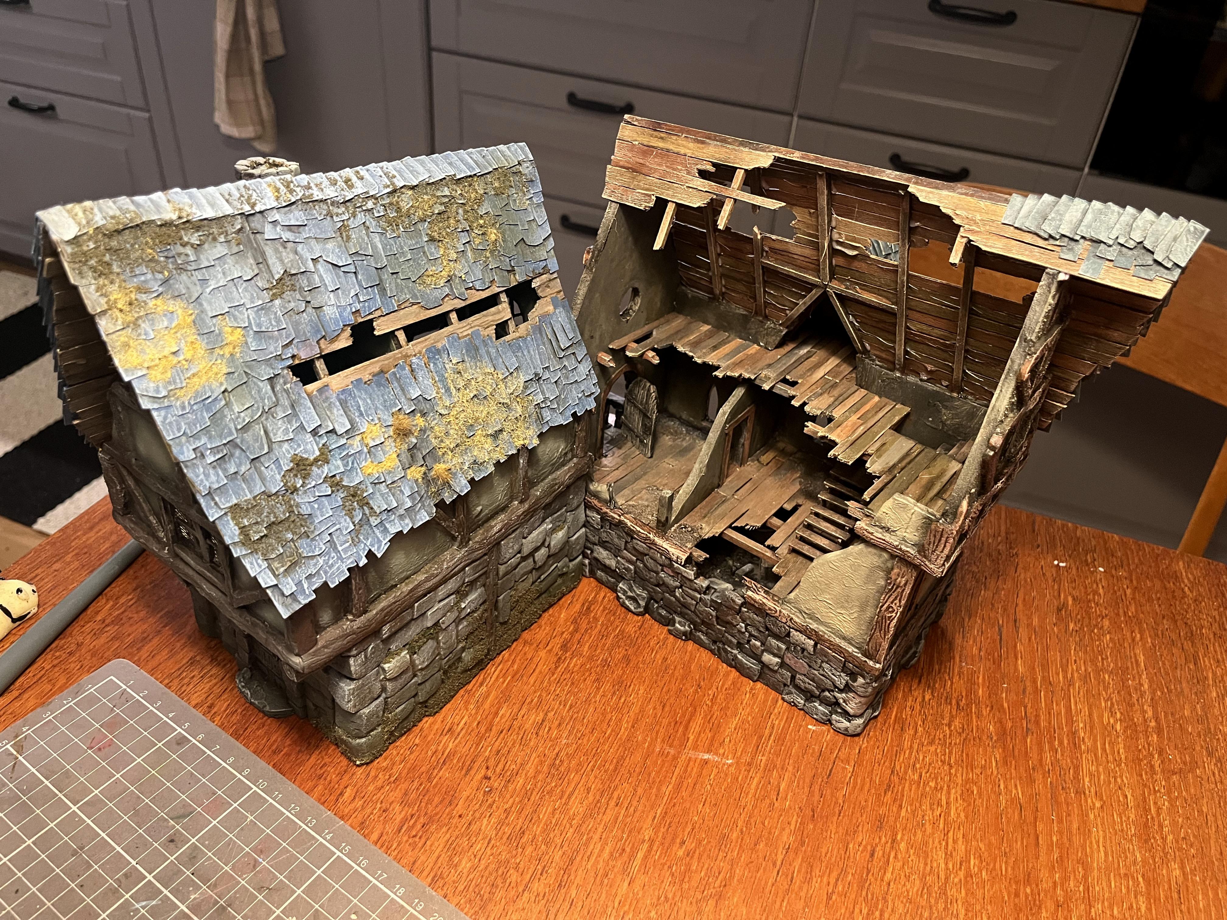 House, Mordheim, Ruins, Terrain