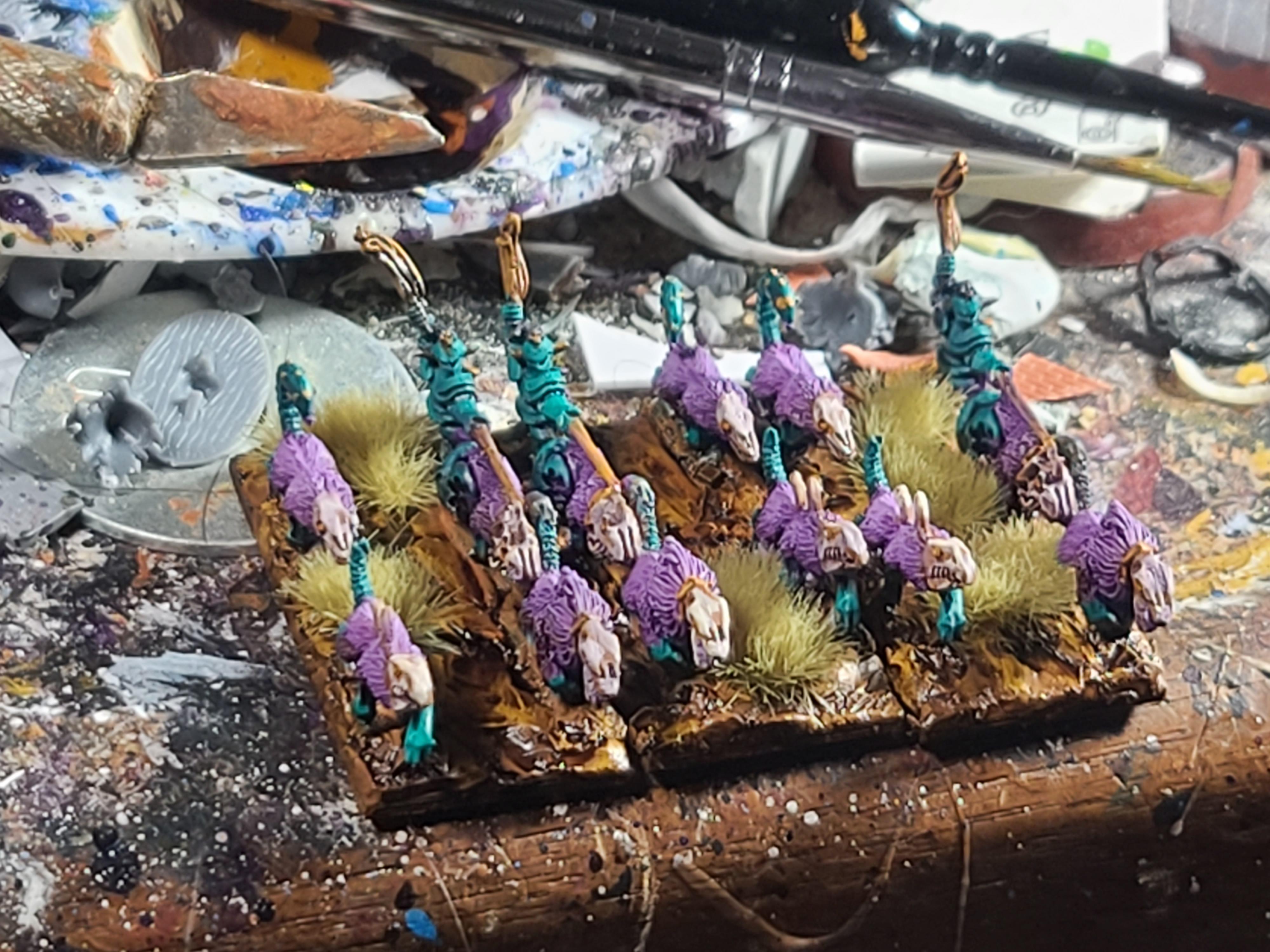 10mm, Chaos, Chaos Hounds, Games Workshop, Warmaster