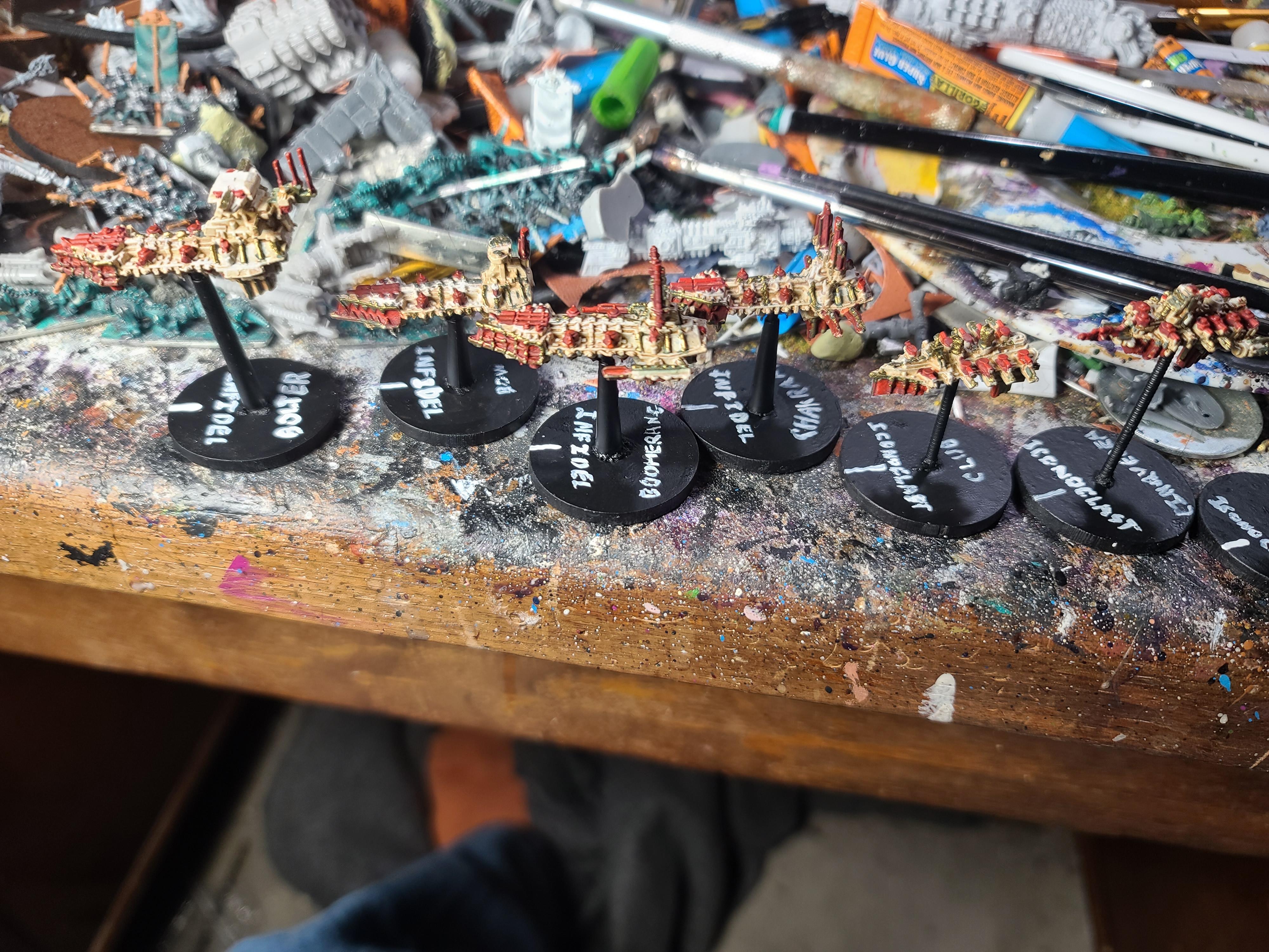 Battlefleet Gothic, Chaos, Escorts, Games Workshop, Iconoclast