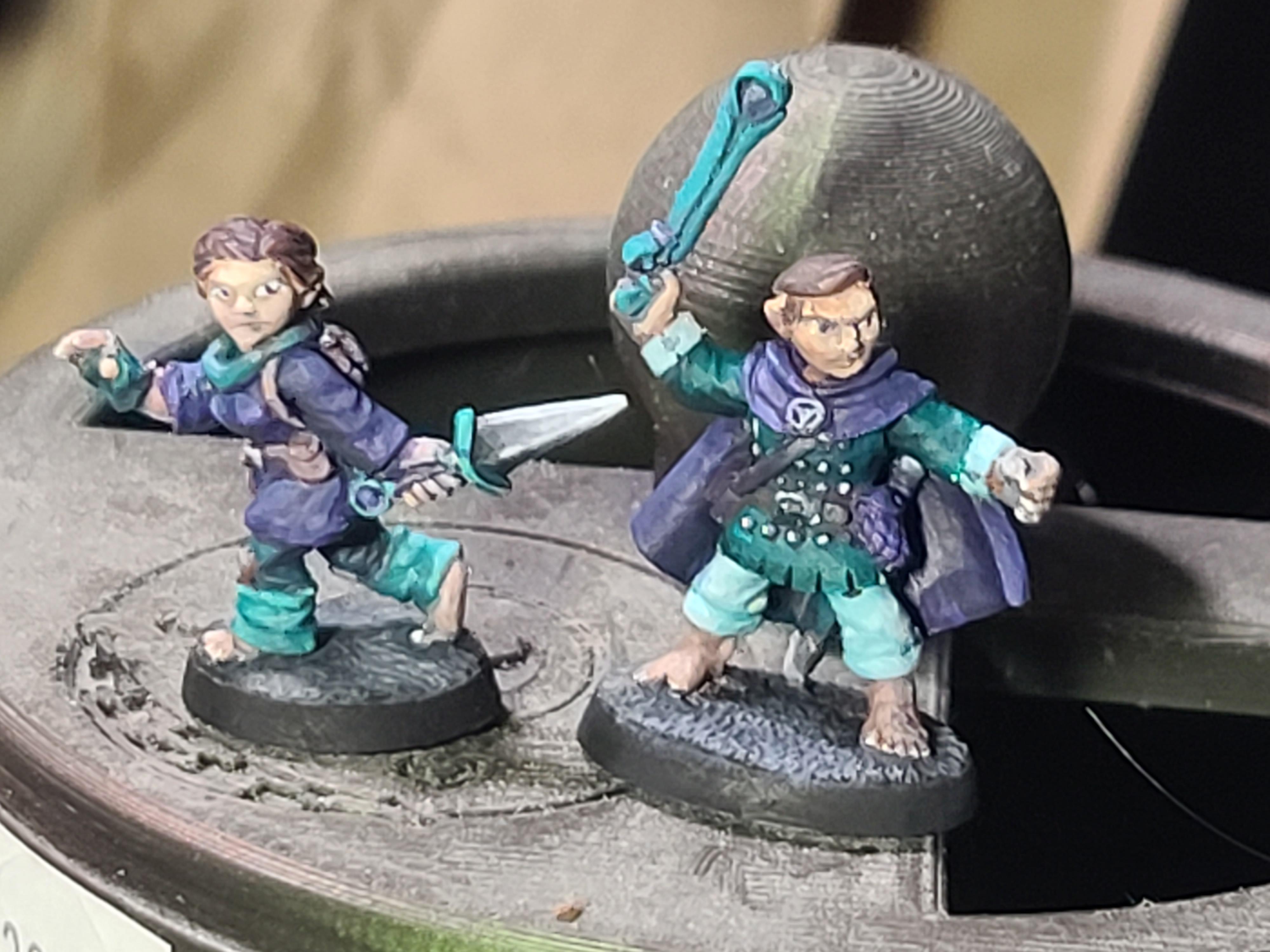 Dungeons And Dragons, Halflings, Rangers, Reaper Miniatures, Rouge
