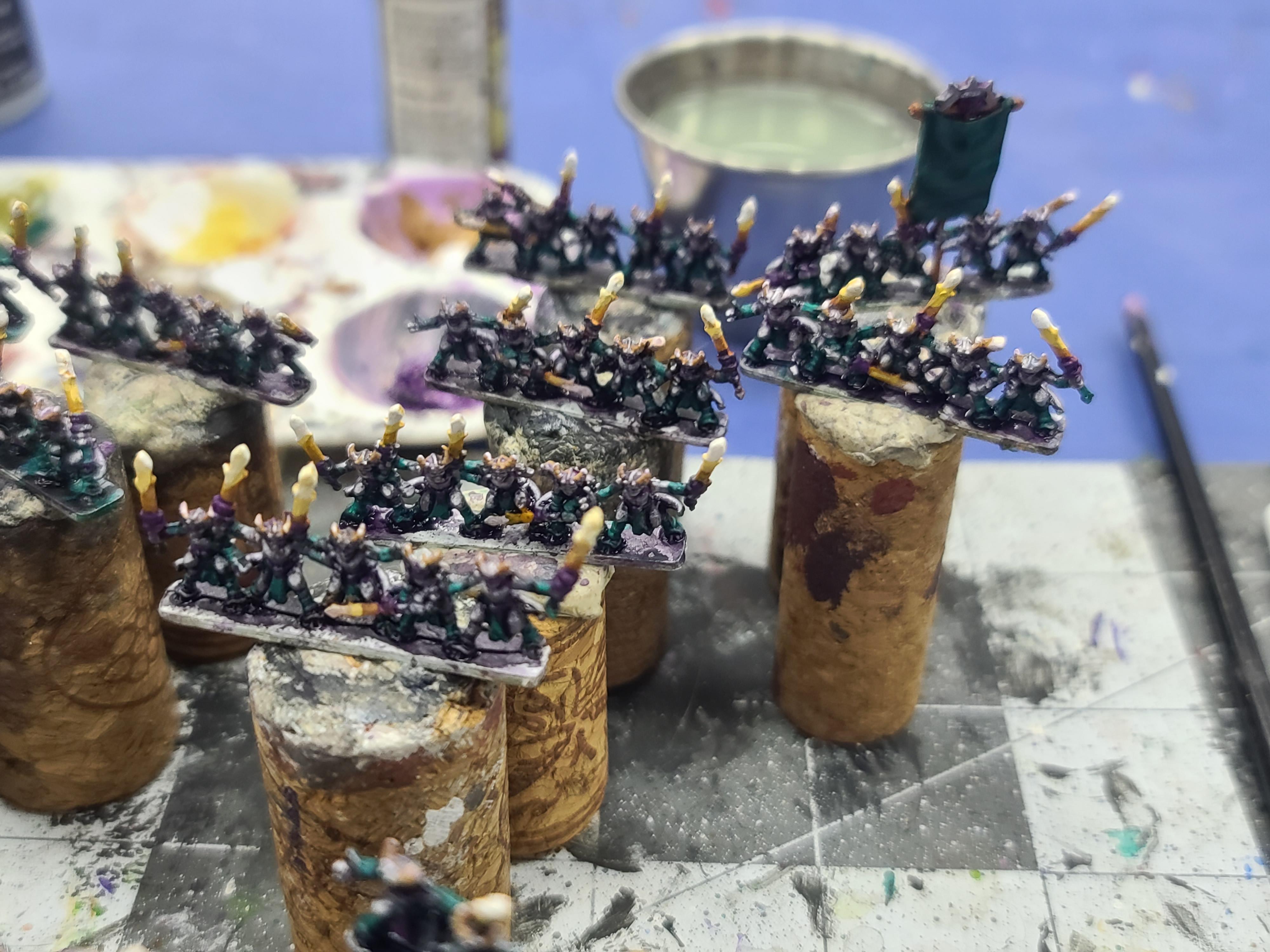 10mm, Chaos, Daemons, Demon Hordes, Metal, Not Bloodletters, Onslaught Miniatures, Warmaster