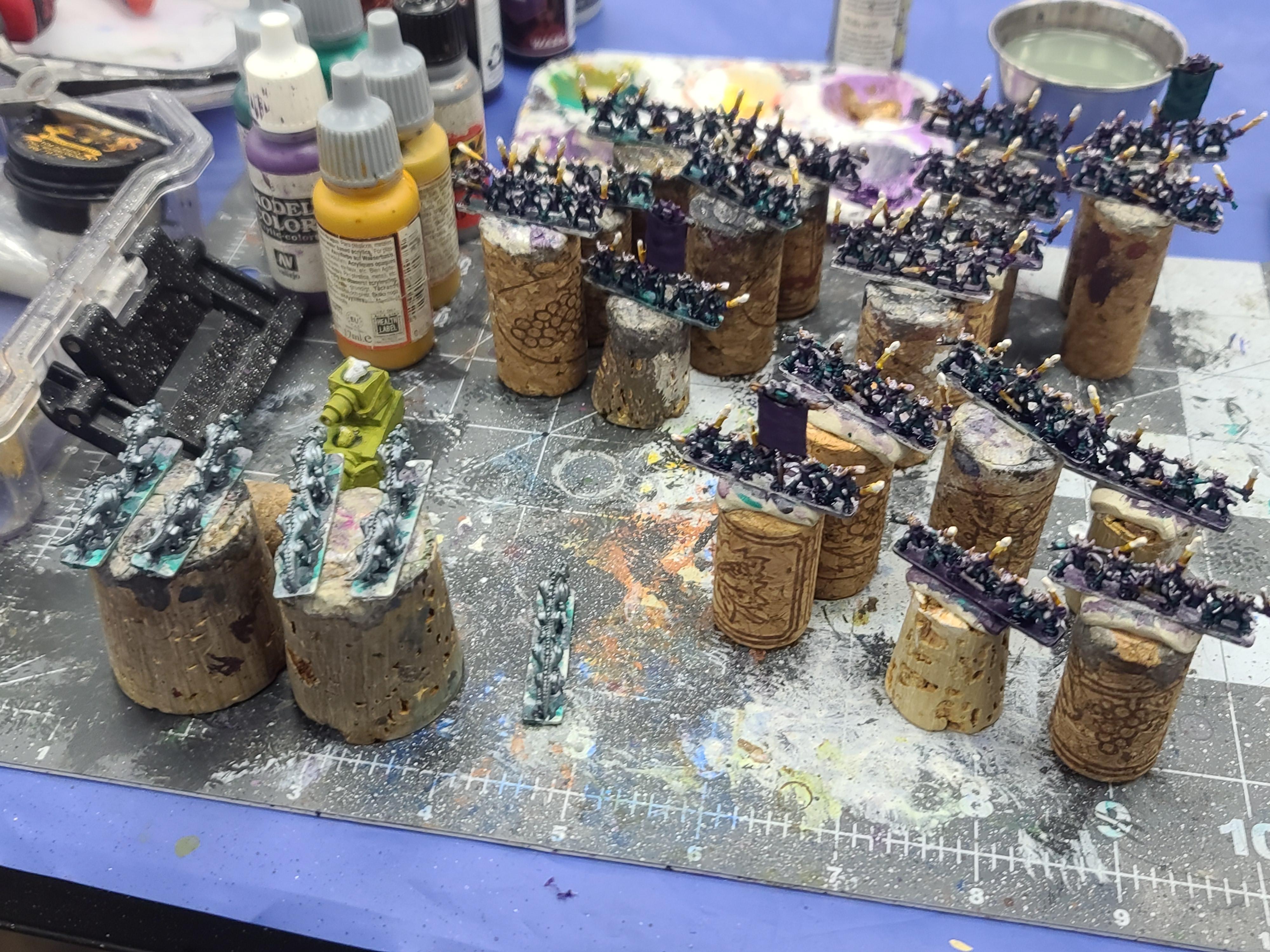 10mm, Chaos, Daemons, Demon Hordes, Metal, Not Bloodletters, Onslaught Miniatures, Warmaster