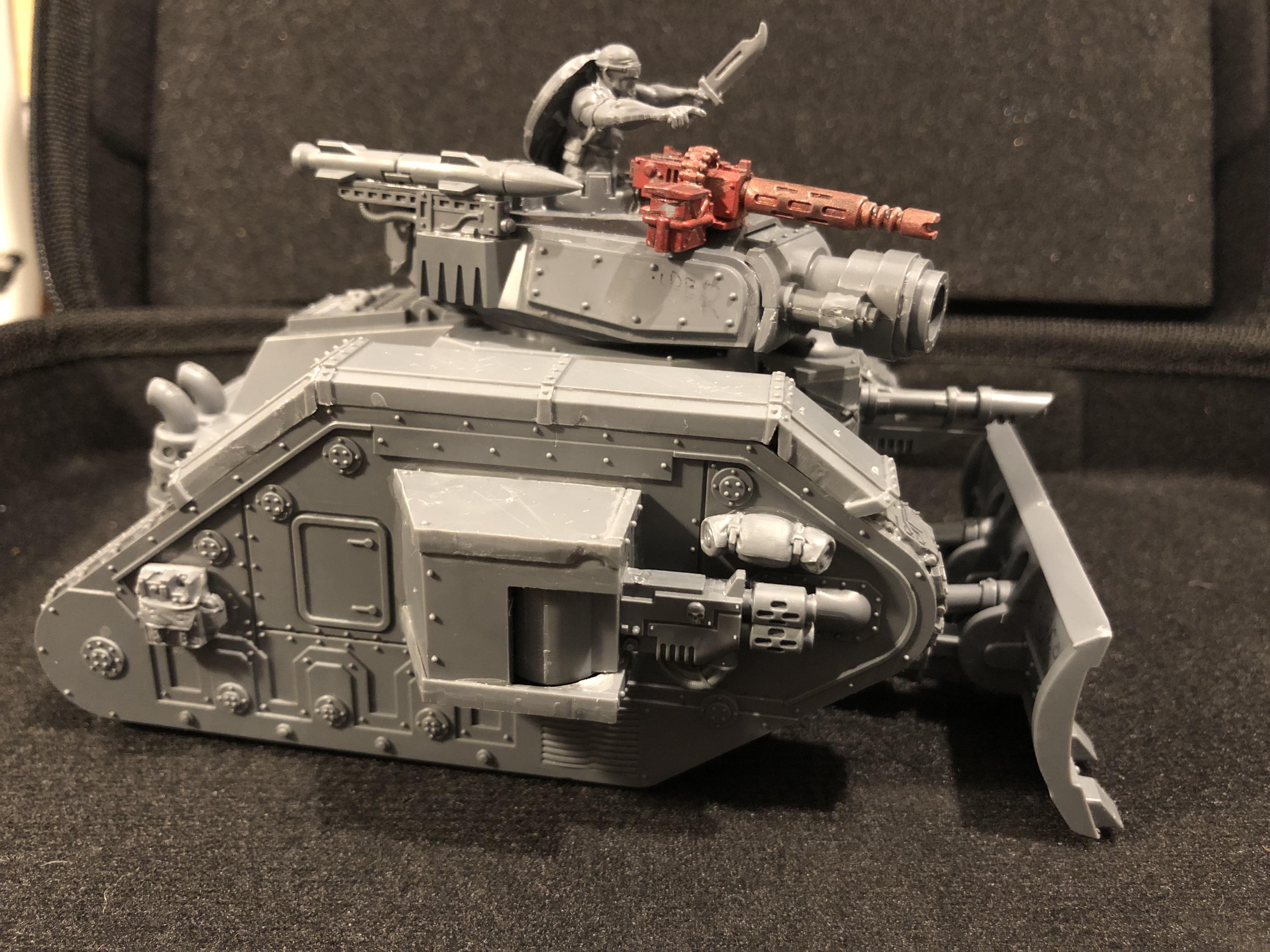 Catachan Tank Commander wip1