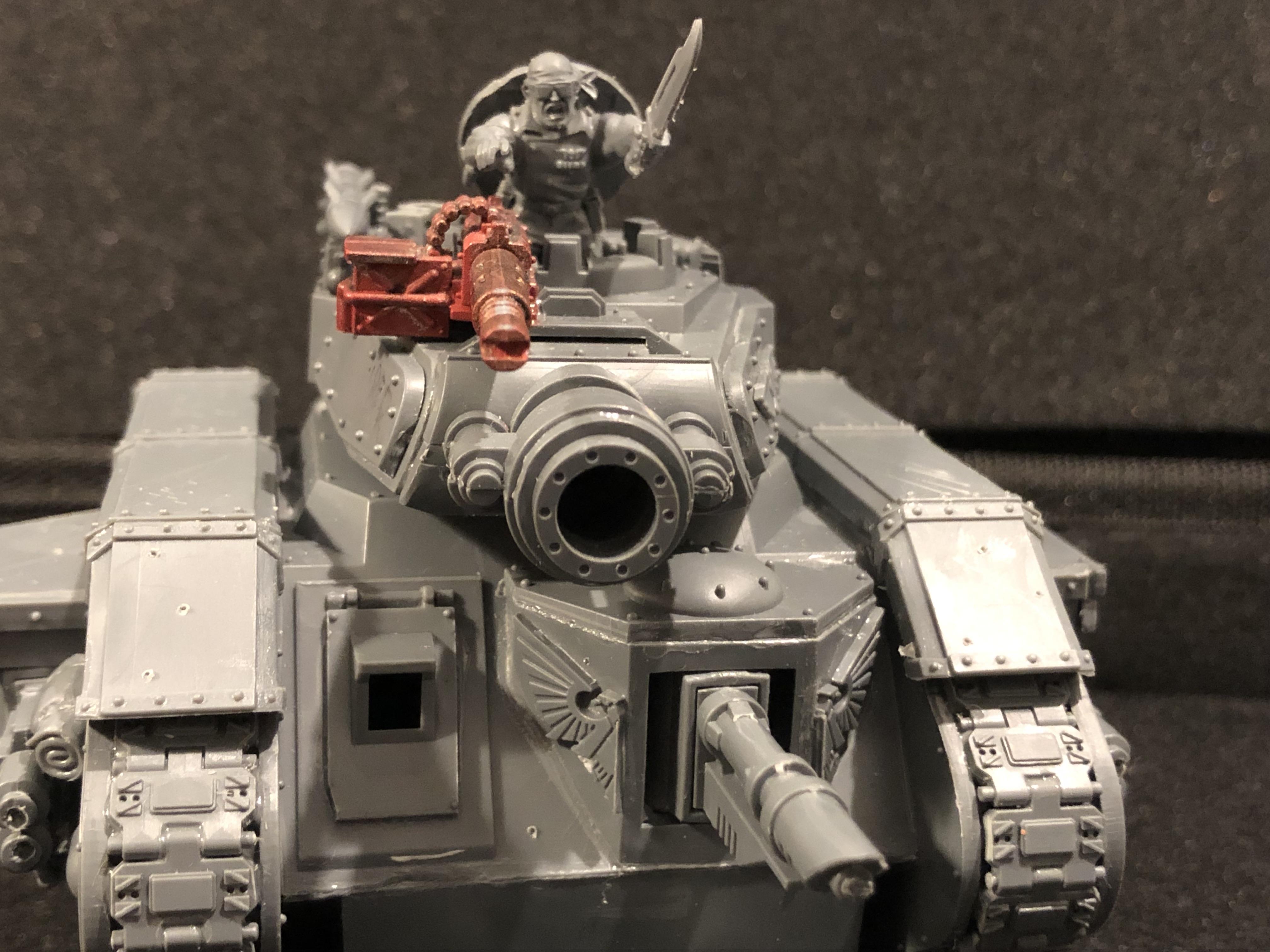 Catachan Tank Commander wip2
