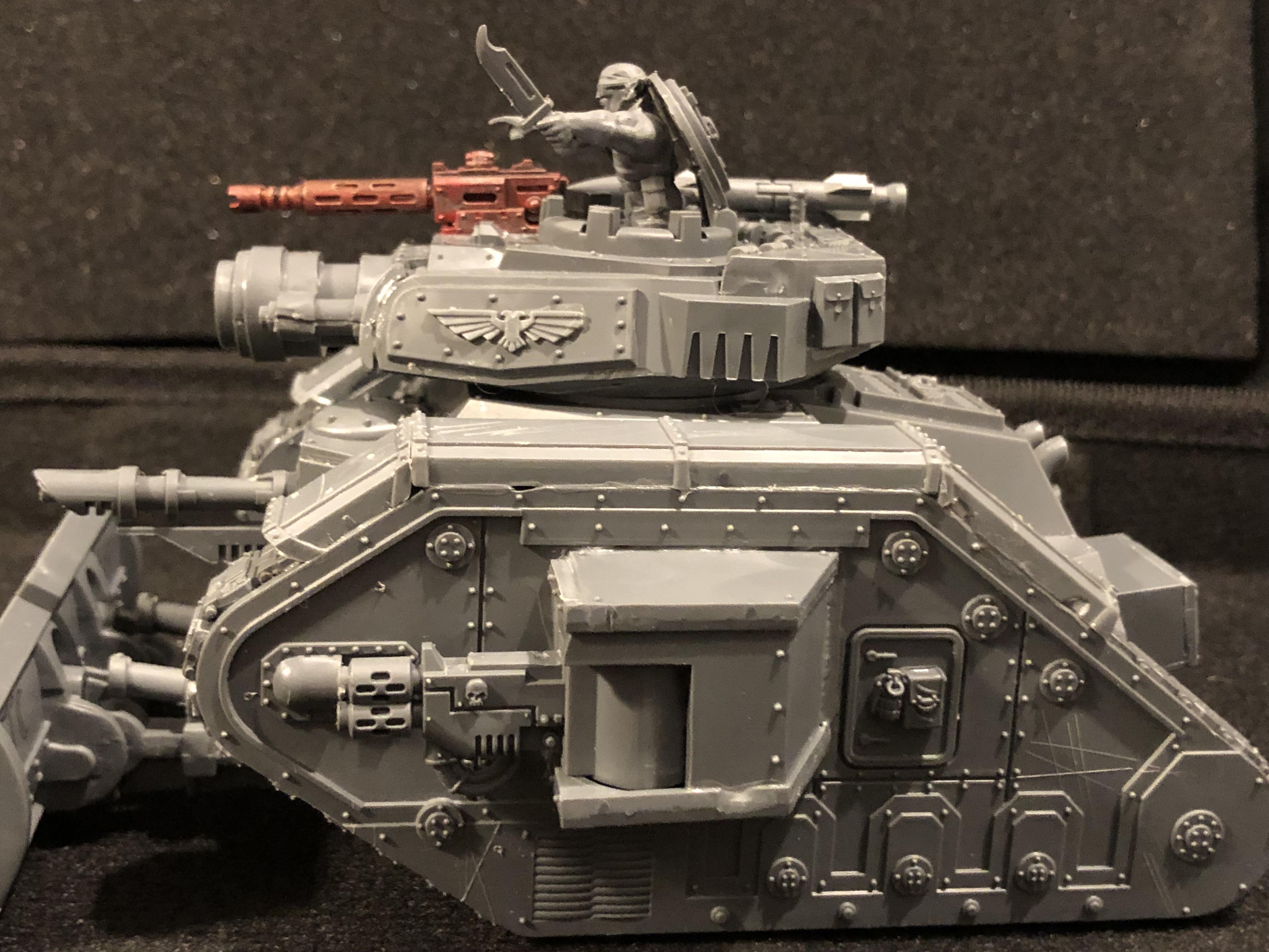 Catachan Tank Commander wip3
