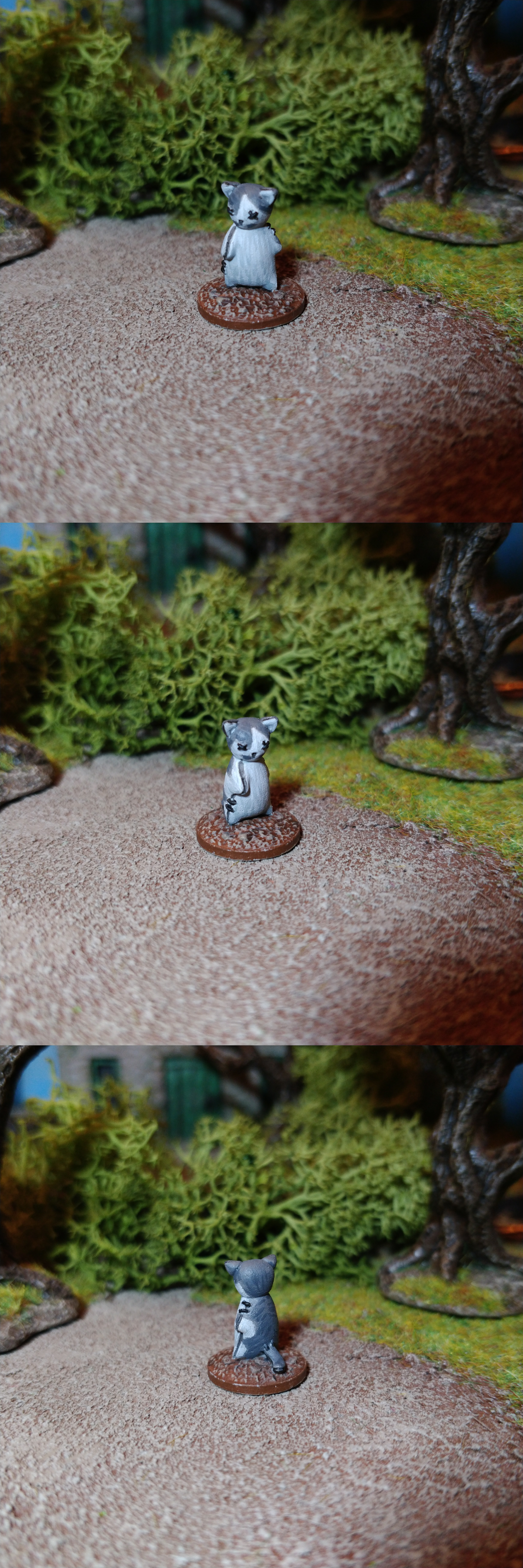 Cat, Cute, Lbg, Left At The Bottom Of The Garden, Statuesque Miniatures