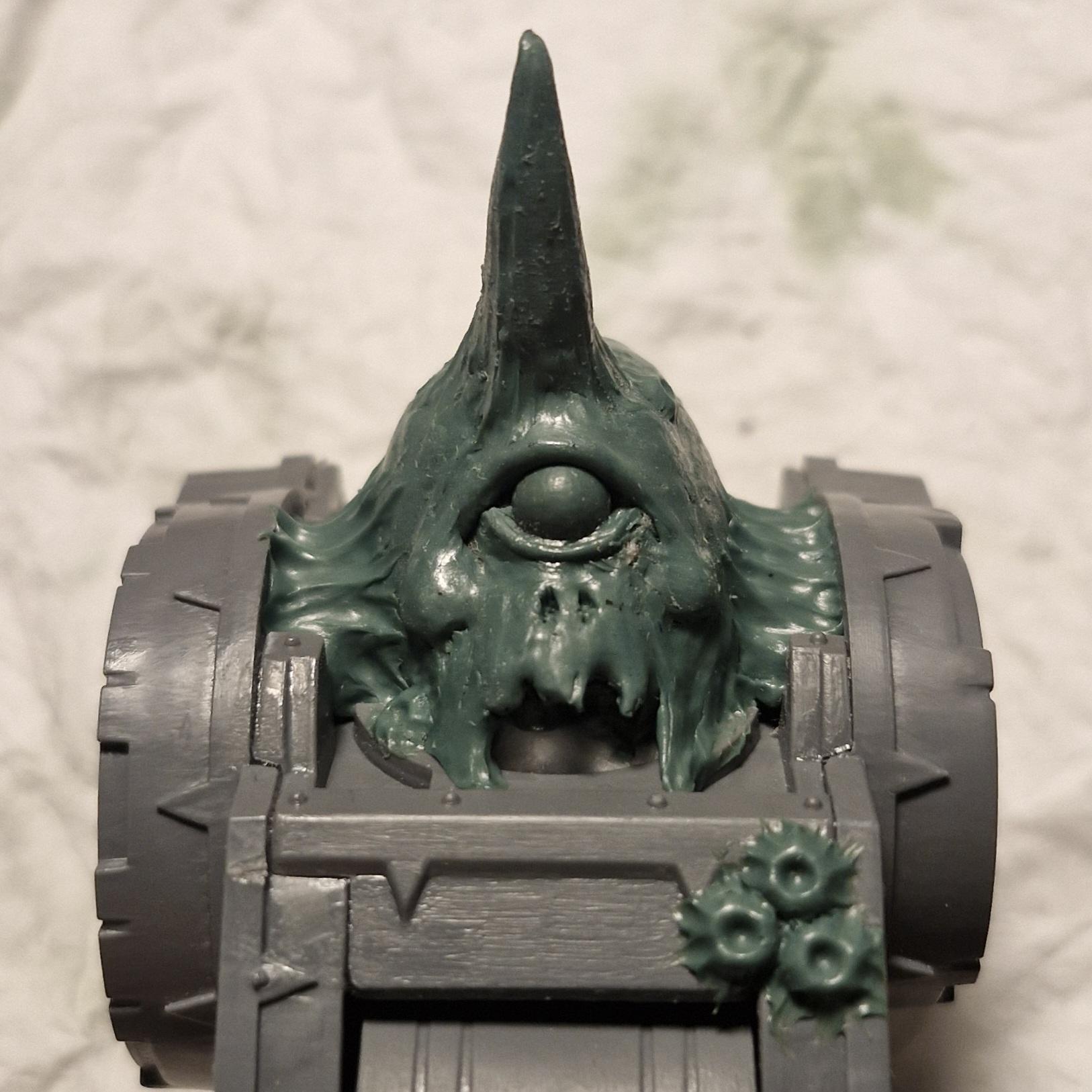 Astartes, Chaos, Conversion, Daemons, Death Guard, Kitbash, Nurgle, Plague, Prince, Sculpting, Space, Space Marines
