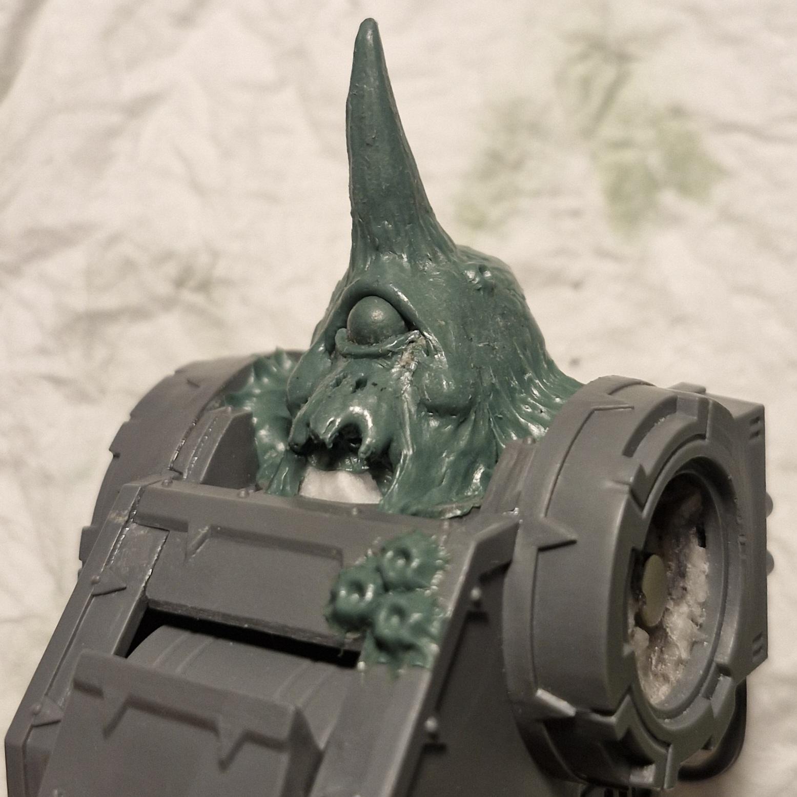 Astartes, Chaos, Conversion, Daemons, Death Guard, Kitbash, Nurgle, Plague, Prince, Sculpting, Space, Space Marines