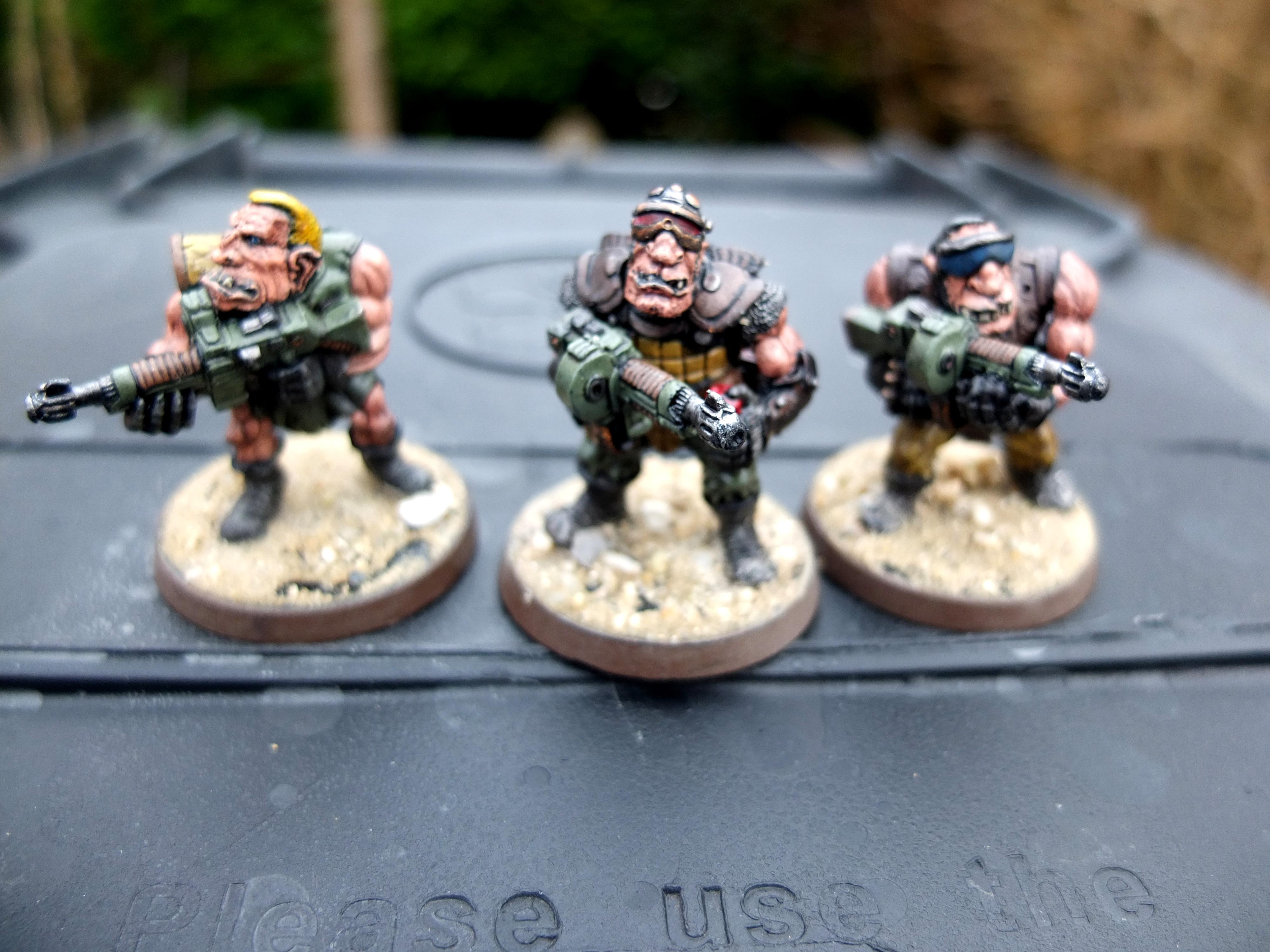 Blood Axe, Flash Gitz, Metal, Ogryns, Rogue Trader