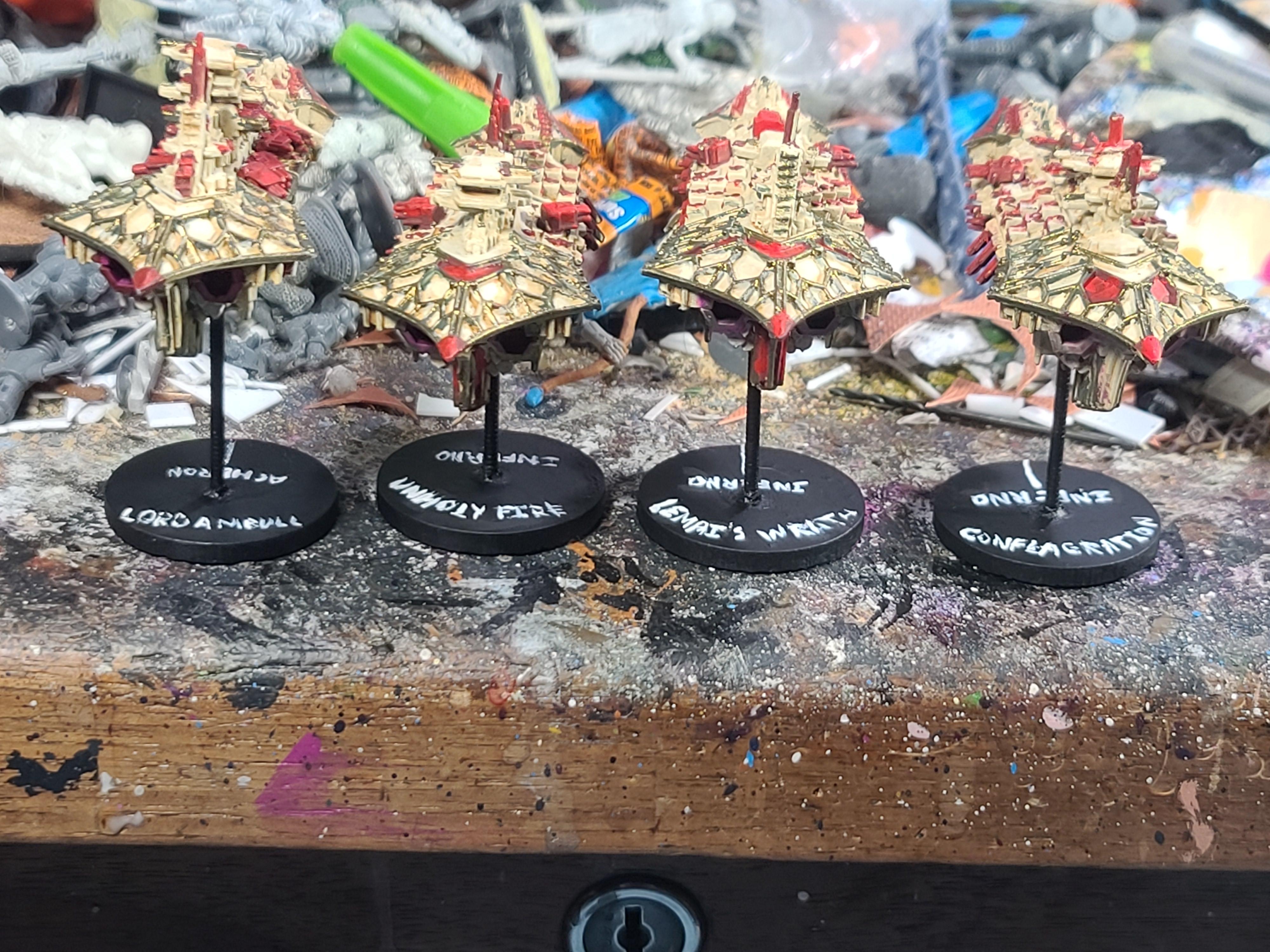 Acheron, Battlefleet Gothic, Chaos, Cruiser, Games Workshop, Heavy Cruiser, Inferno