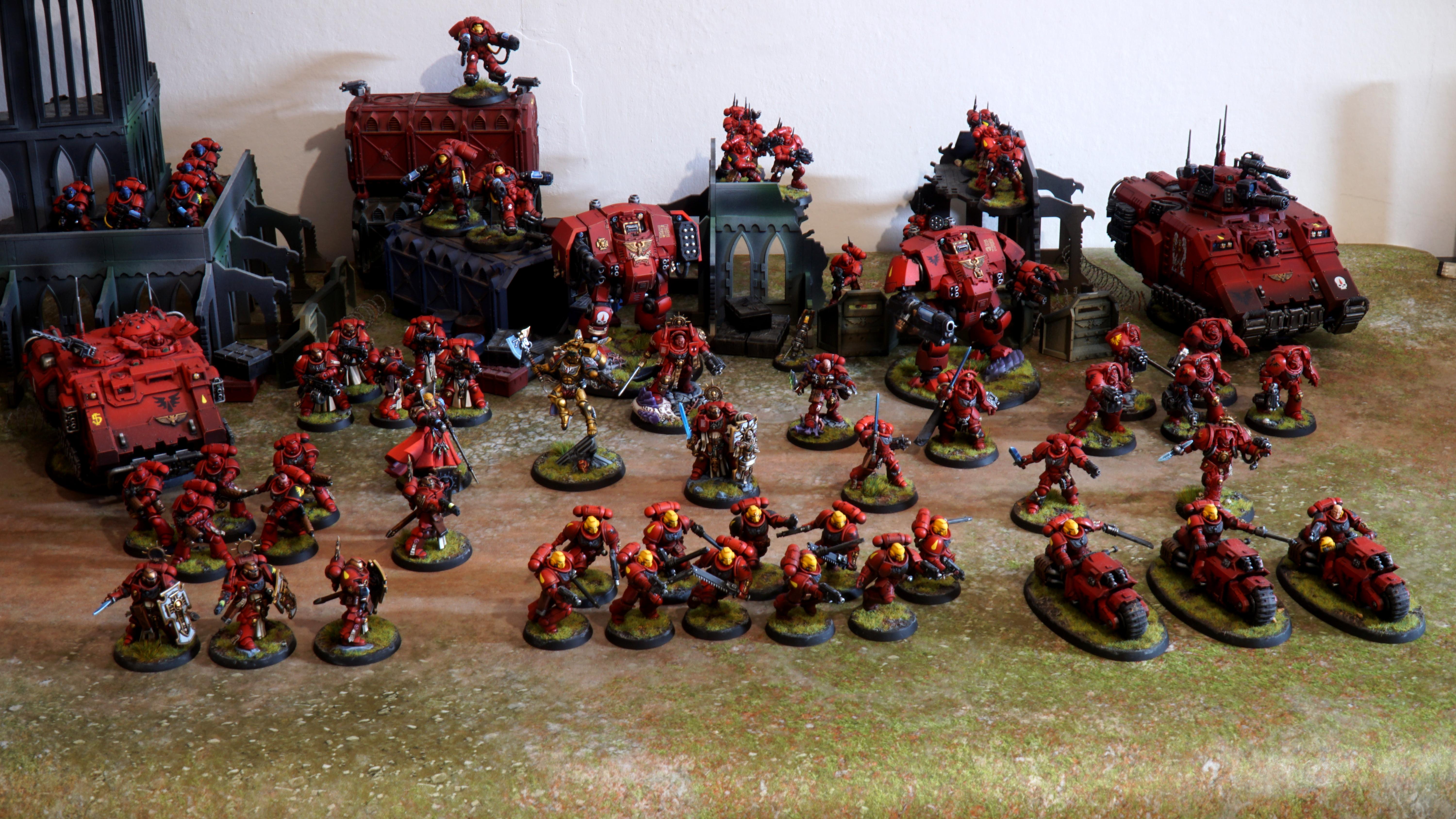Army, Blood Angels, Space Marines, Warhammer 40,000, Warhammer Fantasy