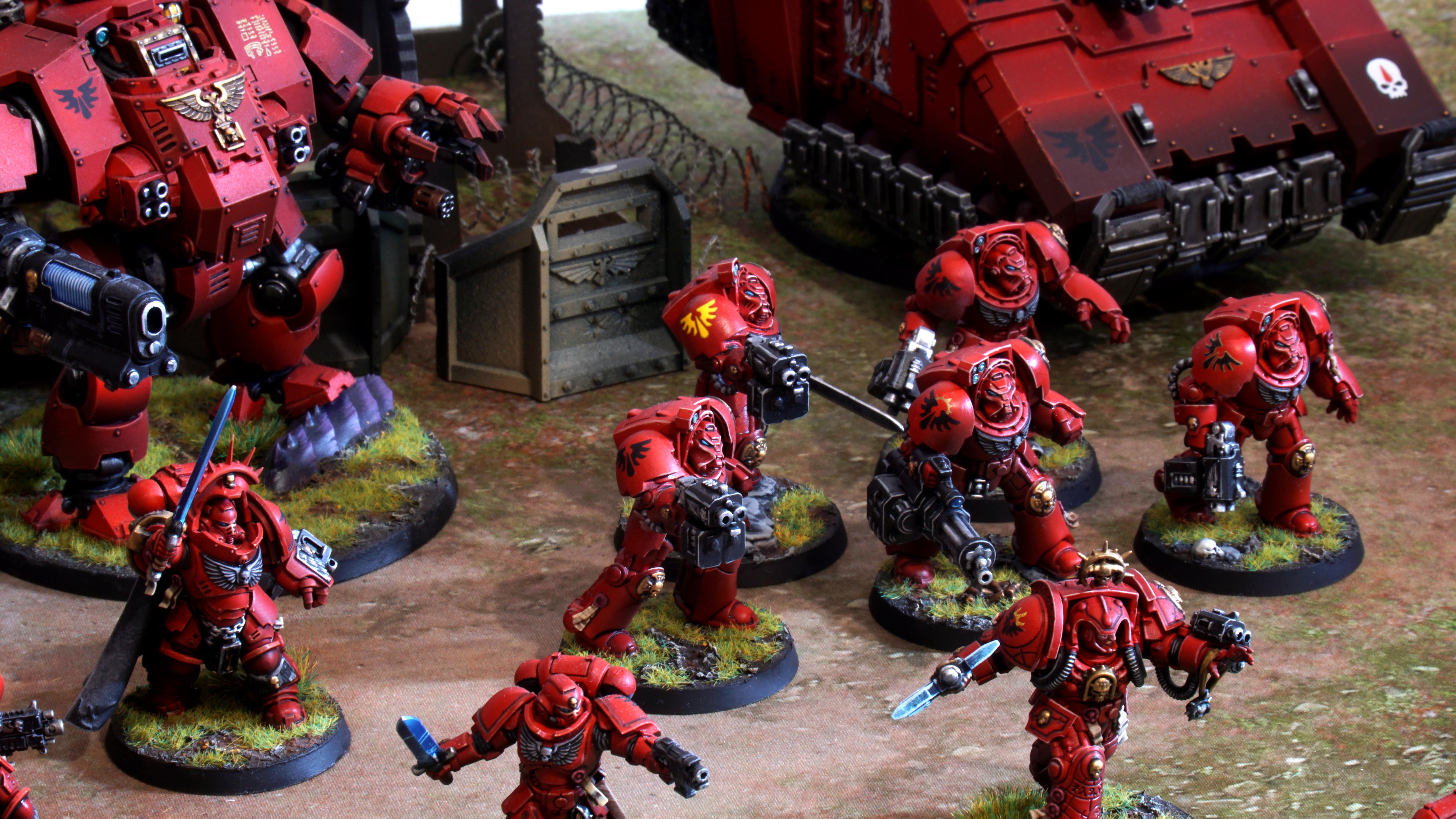 Army, Blood Angels, Space Marines, Terminator Armor, Warhammer 40,000