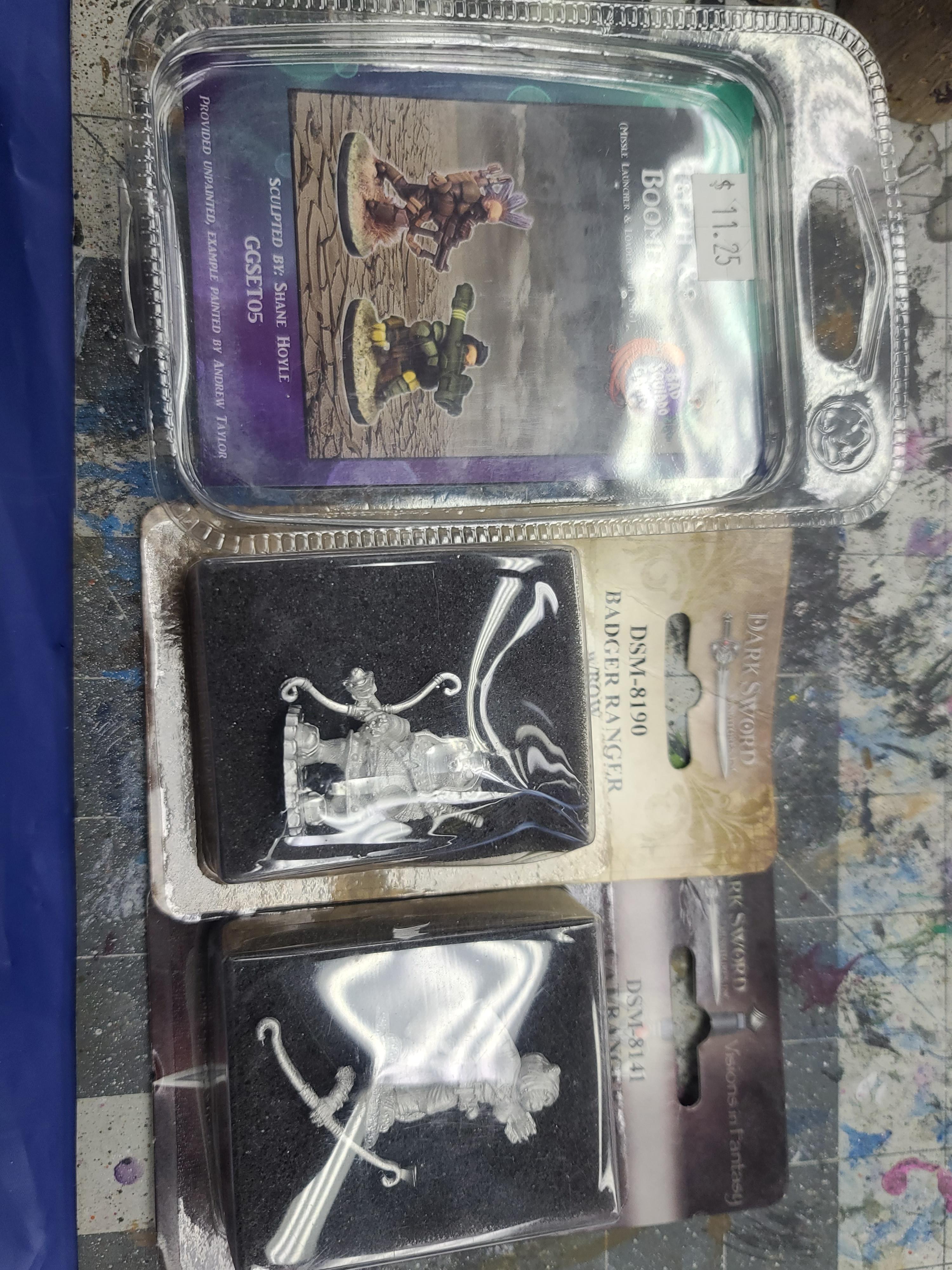 Bad Squiddo Games, Dark Sword Miniatures, Furry, Missile Team, Post Apocalyptic, Rangers, Warhammer Fantasy