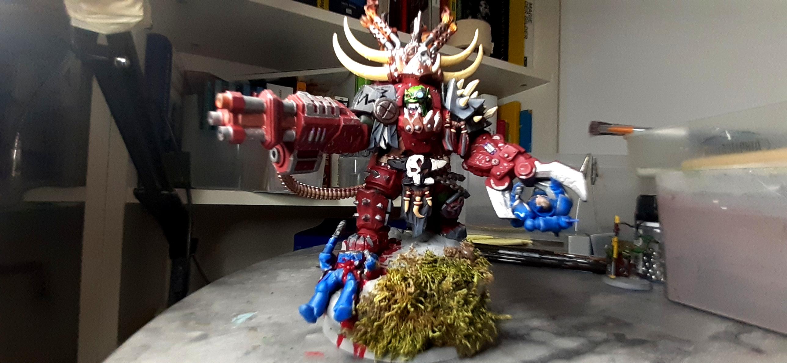 Base, Blood, Diorama, Documentation, Ghazghkull Thraka, Gore, Orks, Work In Progress