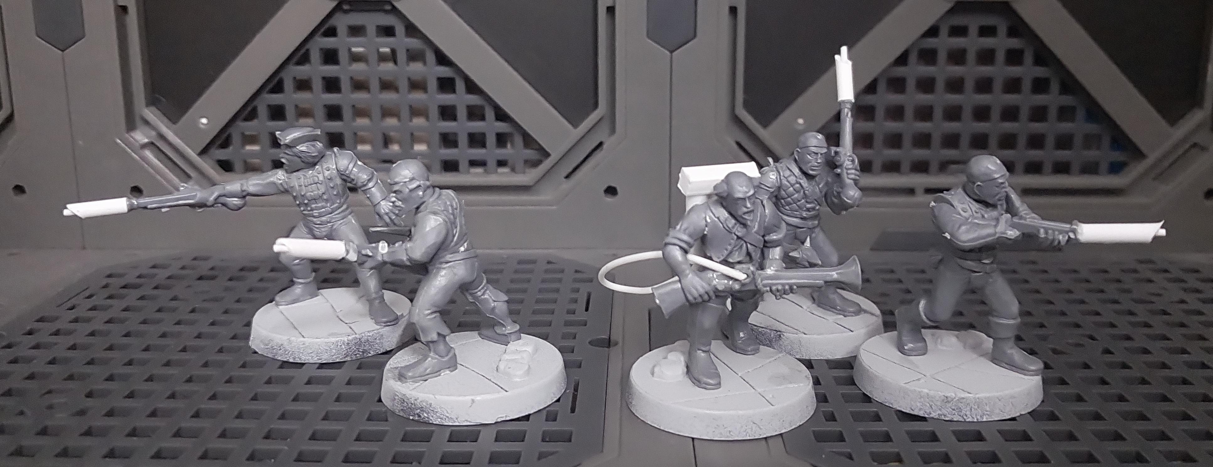 Conversion, Empire, Free Company, Imperial Guard, Militia, Plastic Rod, Warhammer Fantasy