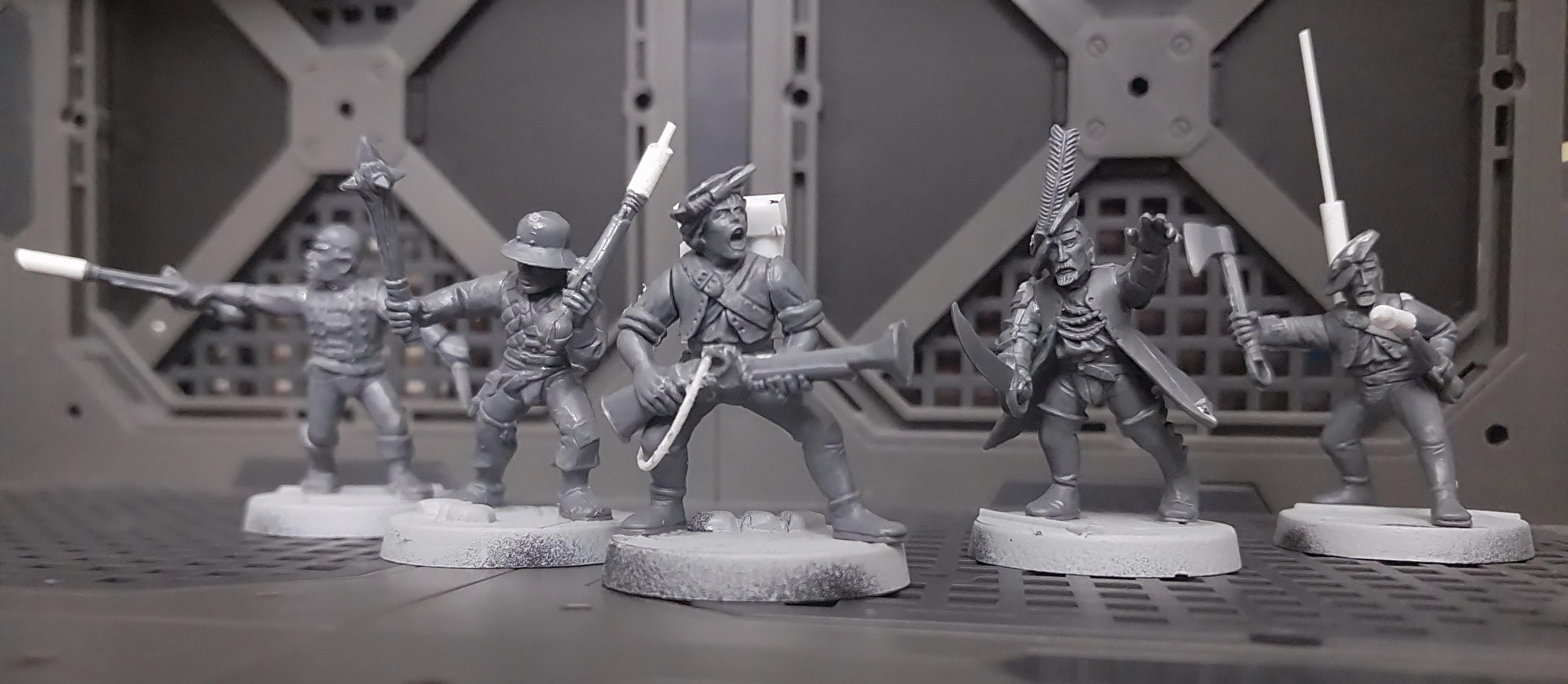 Conversion, Empire, Free Company, Imperial Guard, Militia, Plastic Rod, Warhammer Fantasy