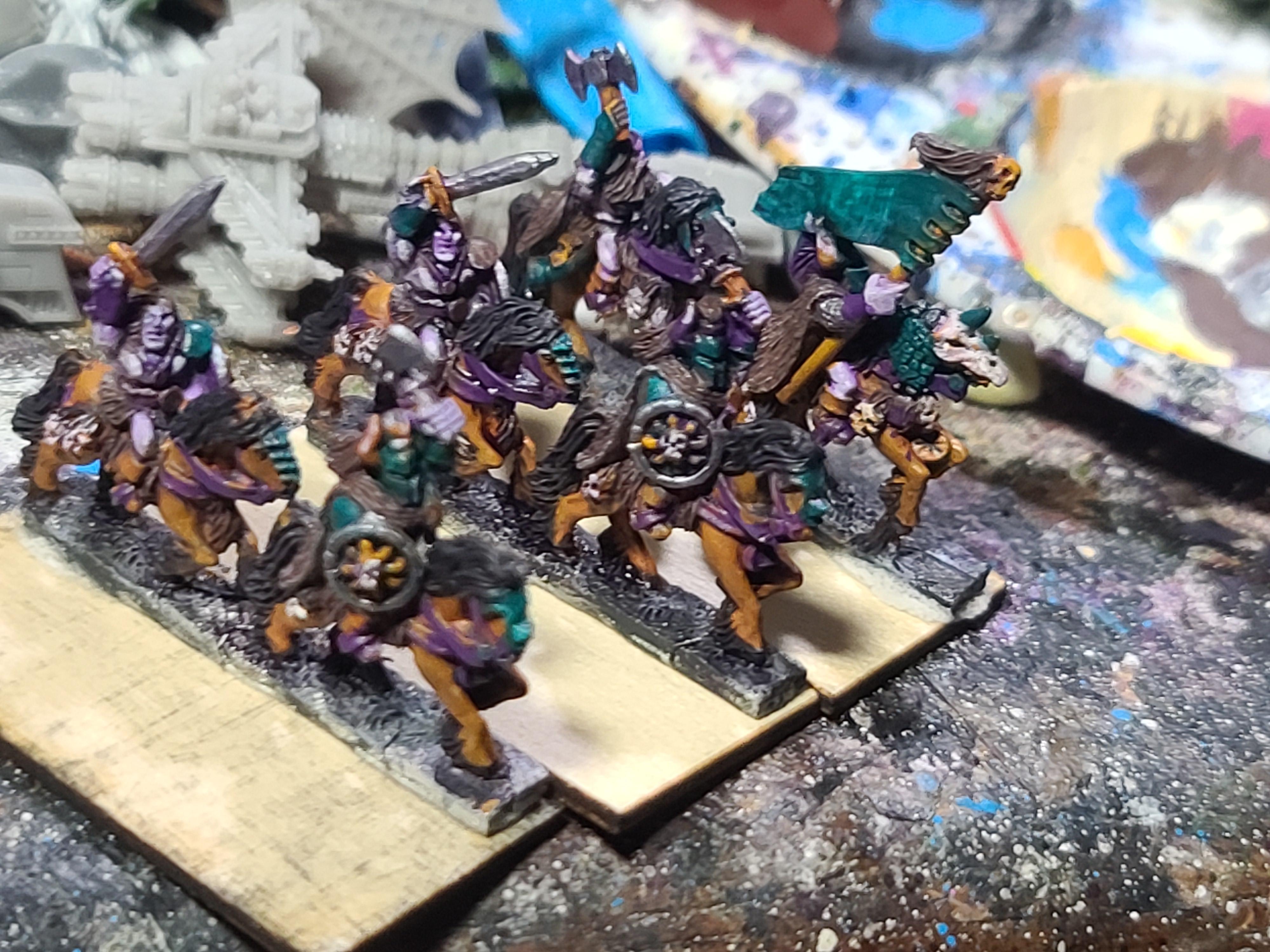10mm, Chaos, Games Workshop, Marauder Horsemen, Warmaster