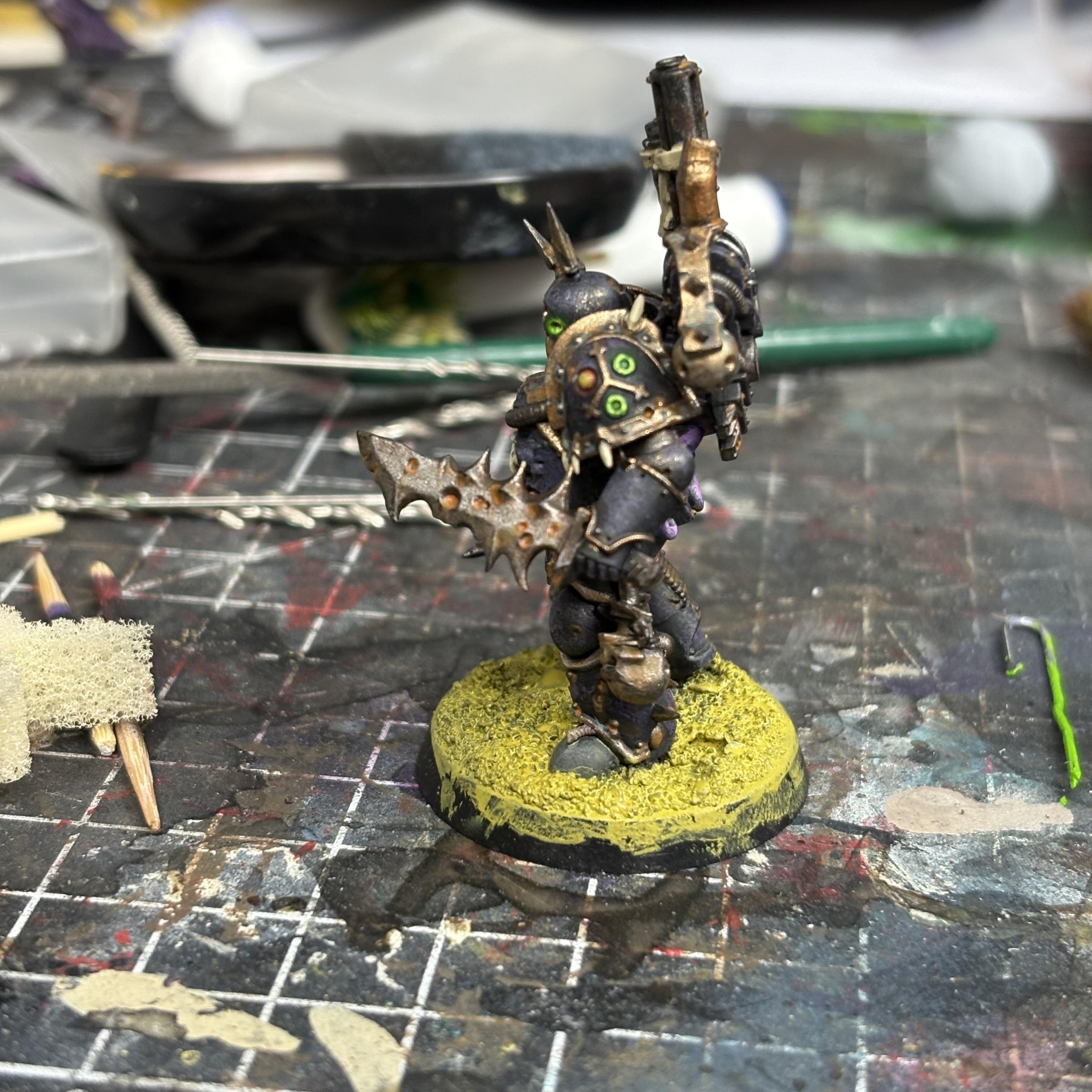 Chaos Space Marines, Death Guard, Plague Marines, Space Marines, Warhammer 40,000, Work In Progress