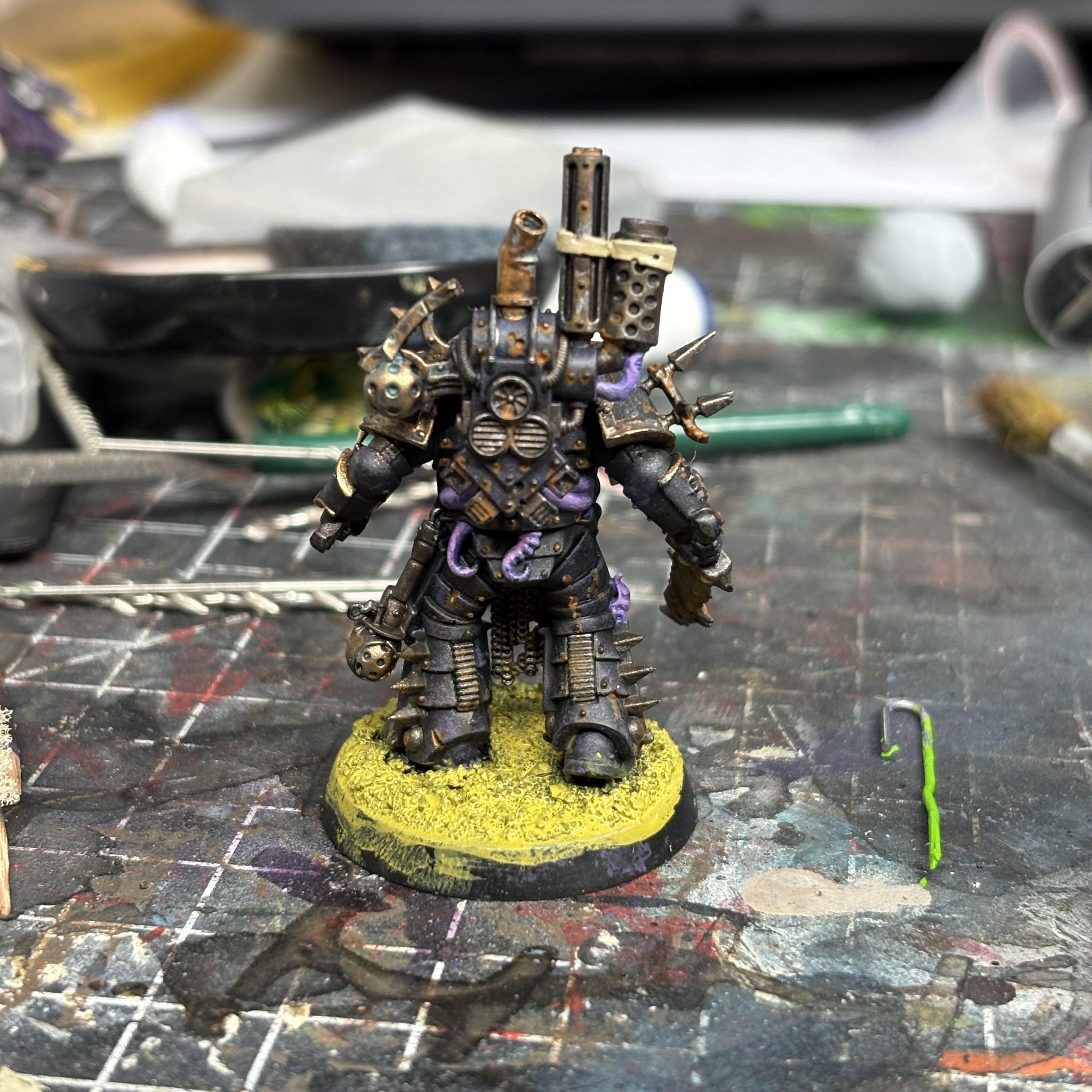 Chaos Space Marines, Death Guard, Plague Marines, Space Marines, Warhammer 40,000, Work In Progress