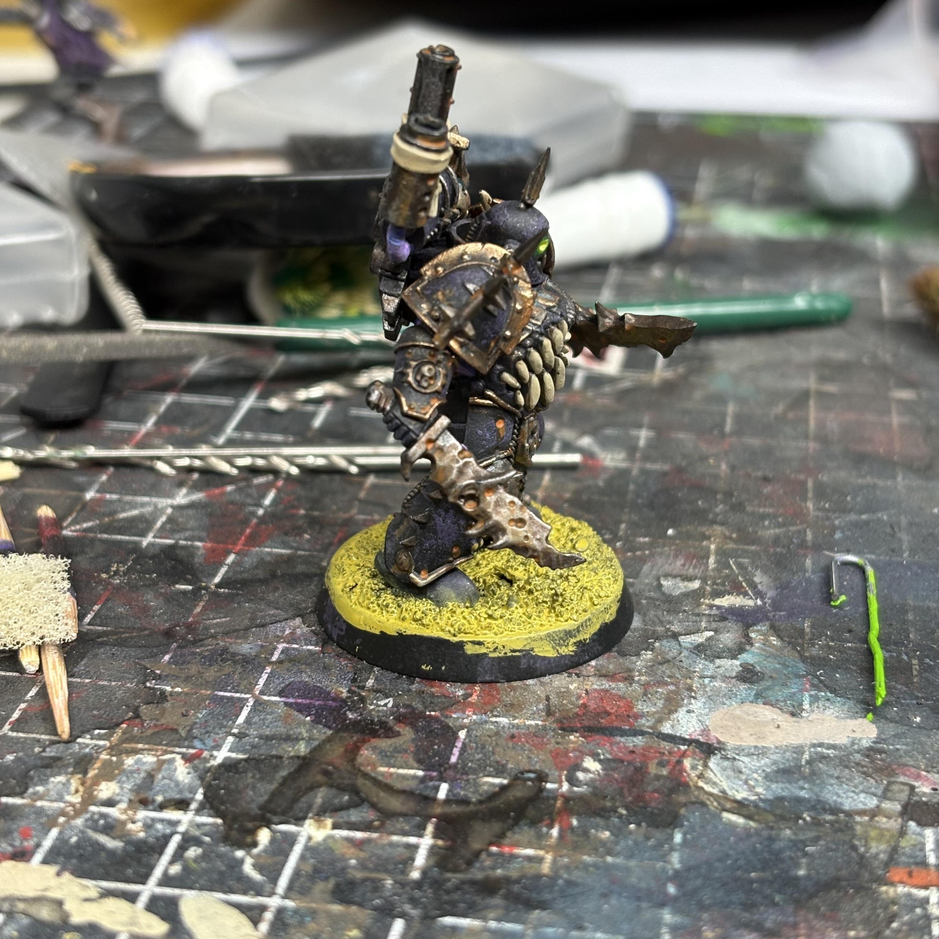 Chaos Space Marines, Death Guard, Plague Marines, Space Marines, Warhammer 40,000, Work In Progress