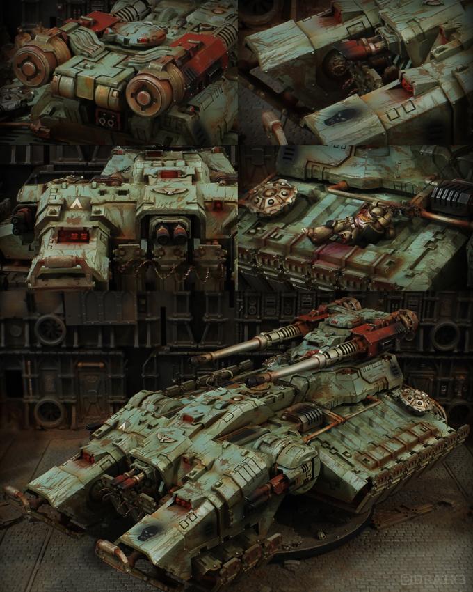 Adeptus Astartes, Astartes, Astraeus, Space Marines, Tank, Vehicle