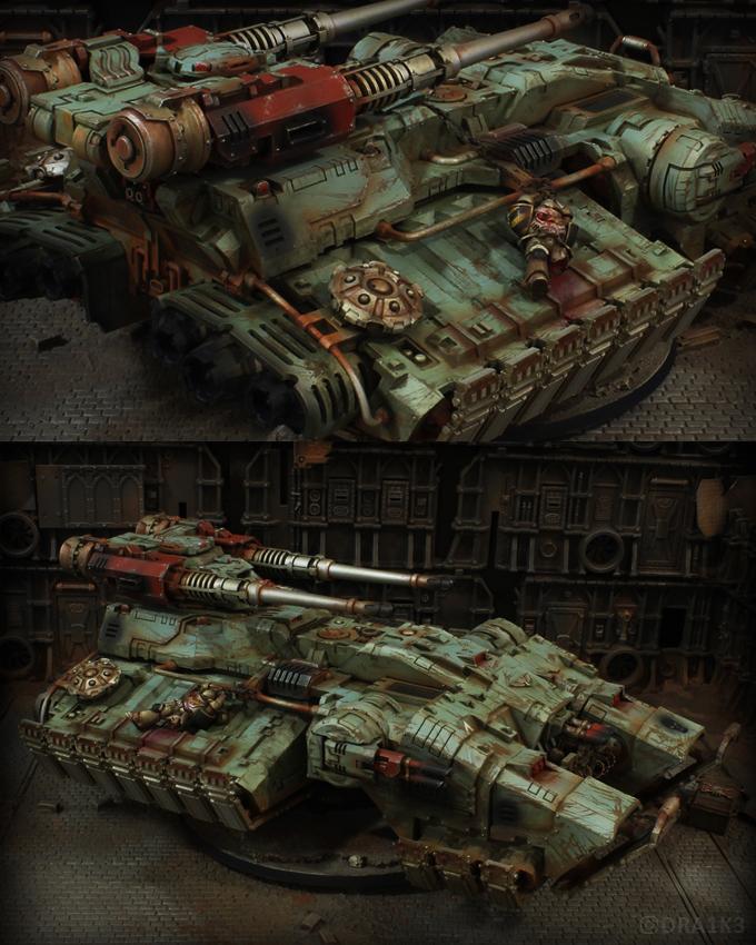 Adeptus Astartes, Astartes, Astraeus, Space Marines, Tank, Vehicle