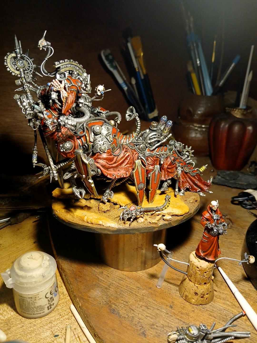 Adeptus Mechanicus, Admech, Belisarius Cawl, Conversion, Kitbash, Tech Priest, Warhammer 40,000