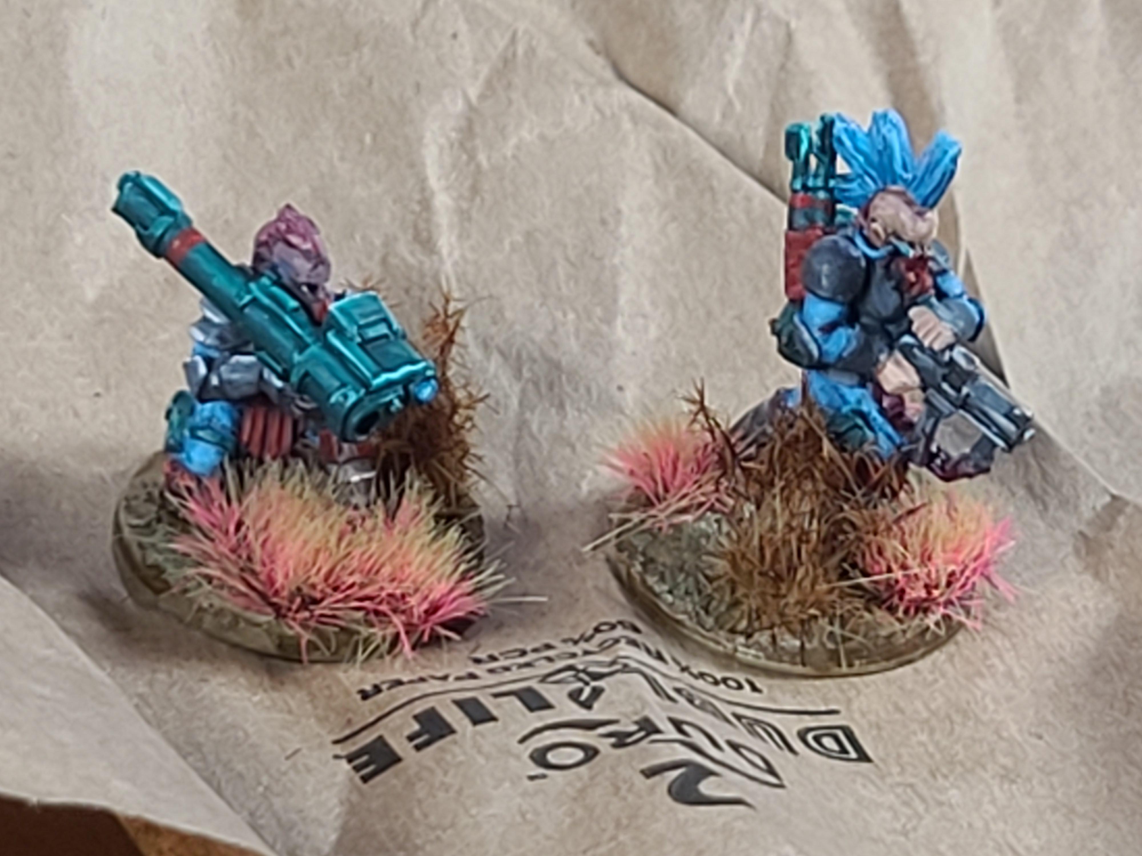 Bad Squiddo Games, Bazooka, Boomer, Missile Team, Post Apocalyptic, Shane Hoyle Sculpt, Smg, Teeth