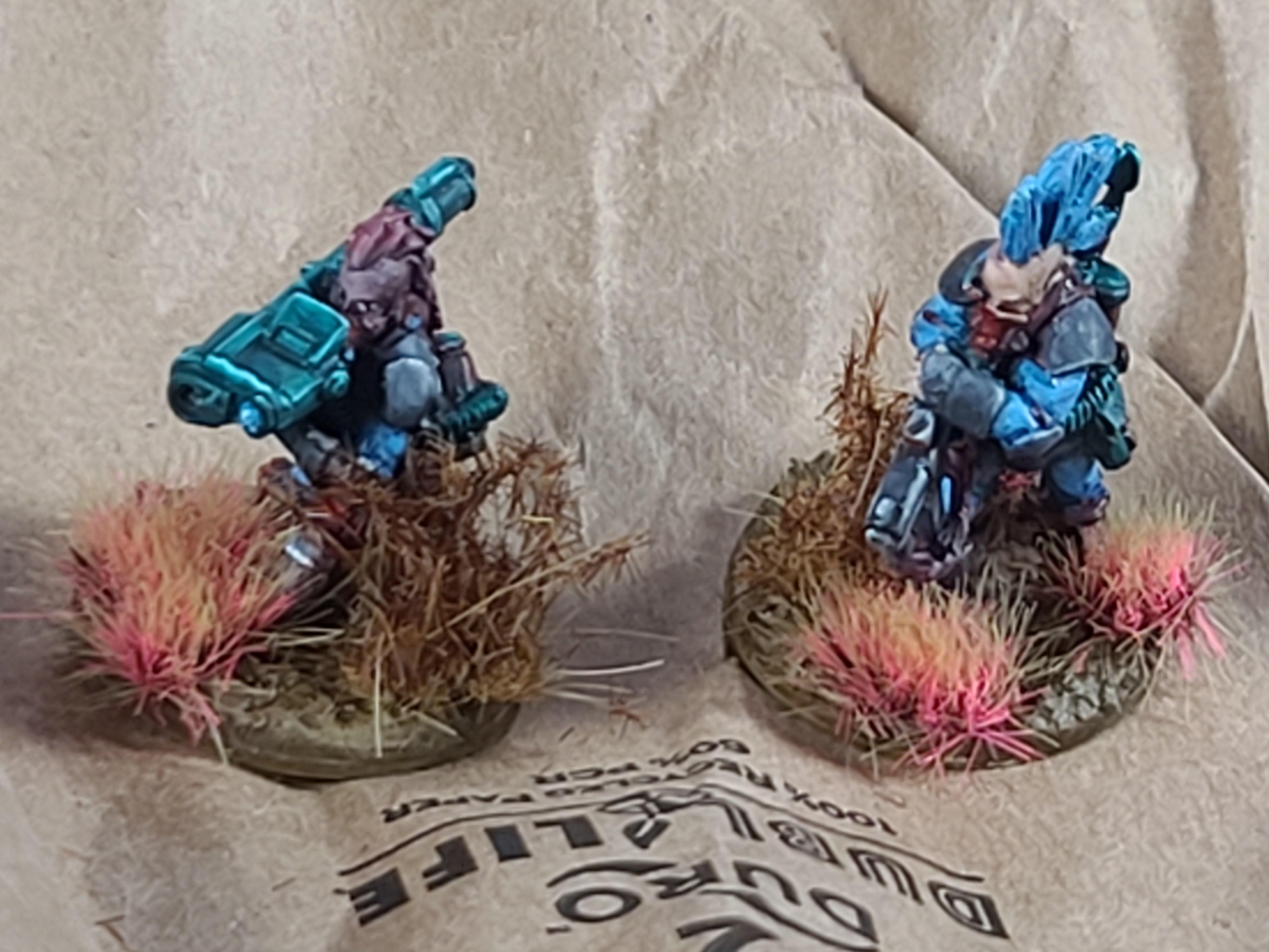 Bad Squiddo Games, Bazooka, Boomer, Missile Team, Post Apocalyptic, Shane Hoyle Sculpt, Smg, Teeth