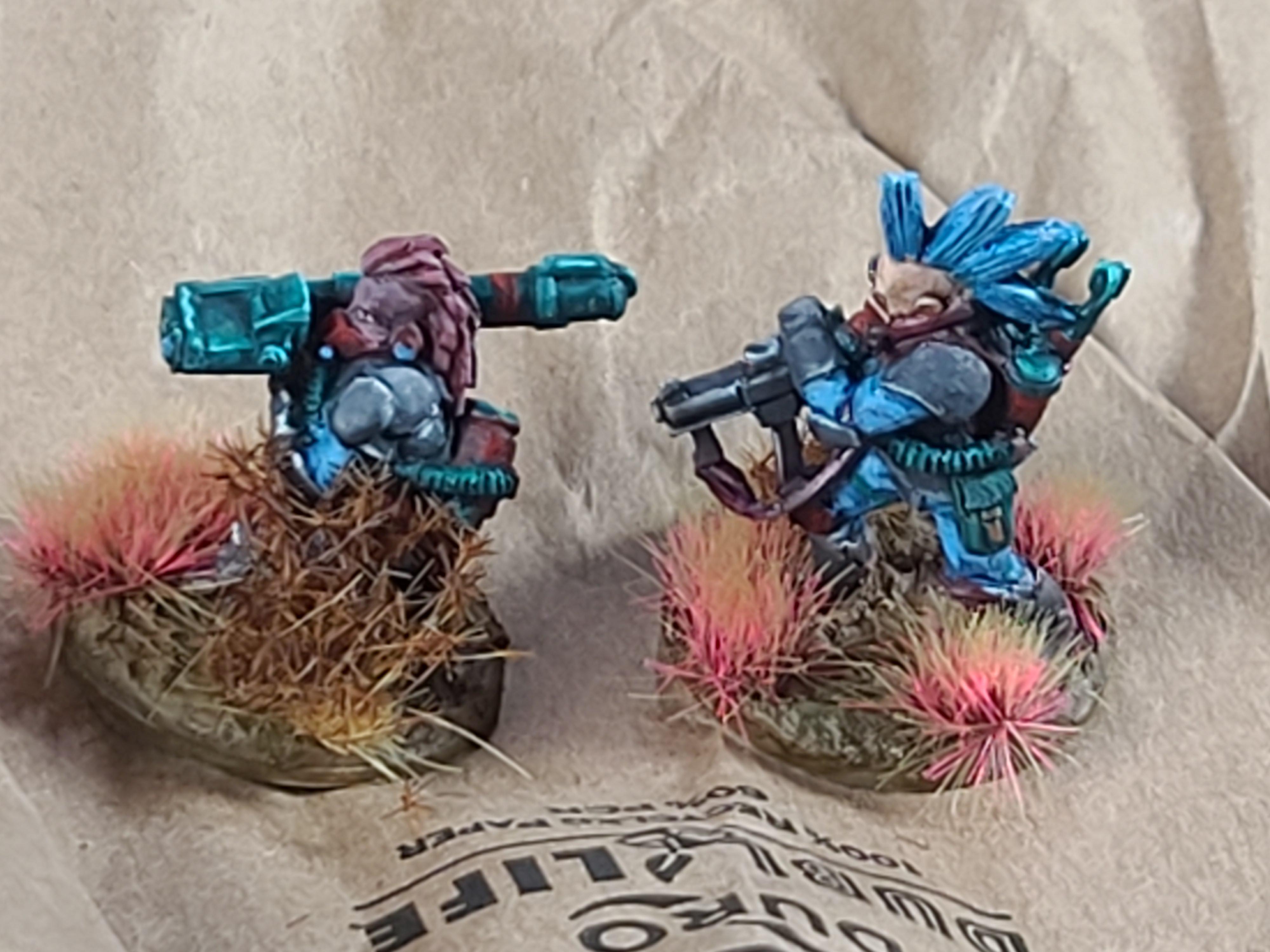 Bad Squiddo Games, Bazooka, Boomer, Missile Team, Post Apocalyptic, Shane Hoyle Sculpt, Smg, Teeth