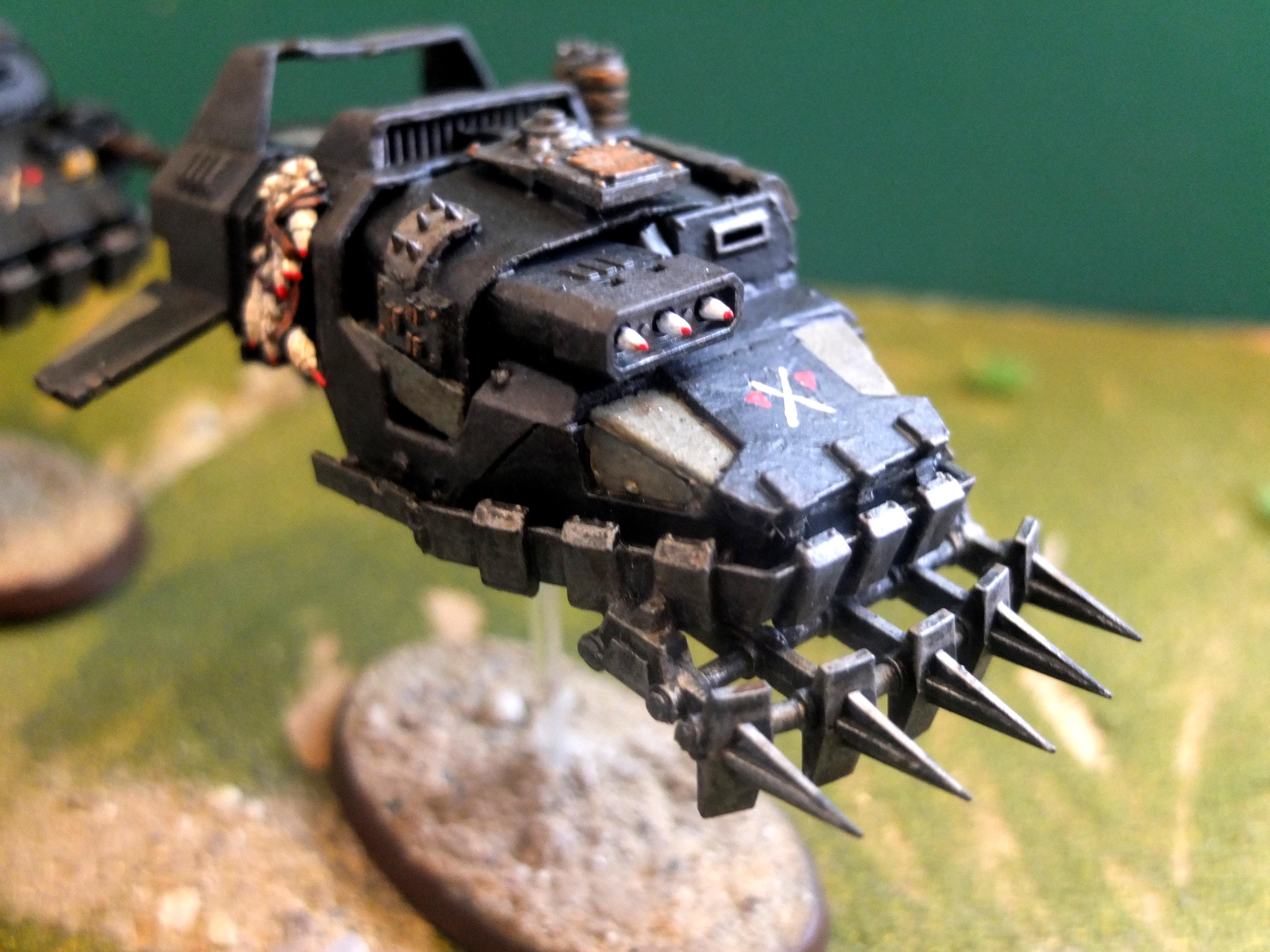 Blood Axe, Conversion, Dakka Dakka, Deffkopta, Land Speeder, Looted, Orks, Rokkit, Vehicle, Warhammer 40,000