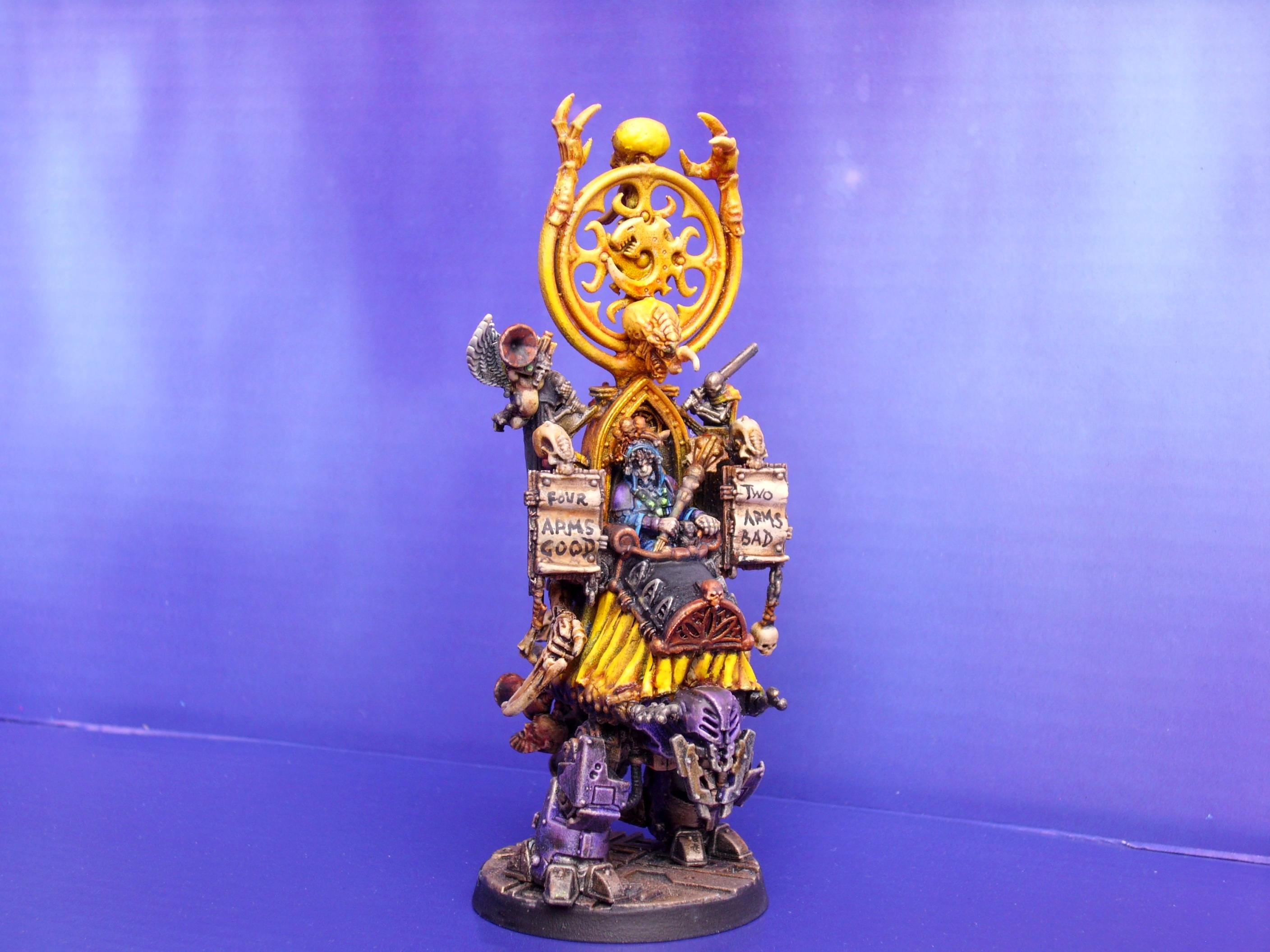 Cherub, Conversion, Every Model Is A Genestealer Cult Model, Genestealer, Genestealer Cult, Genestealer Magus, House Ko'iron, Necromunda, Servitors, Skull, Walking Shrine, Warhammer 40,000