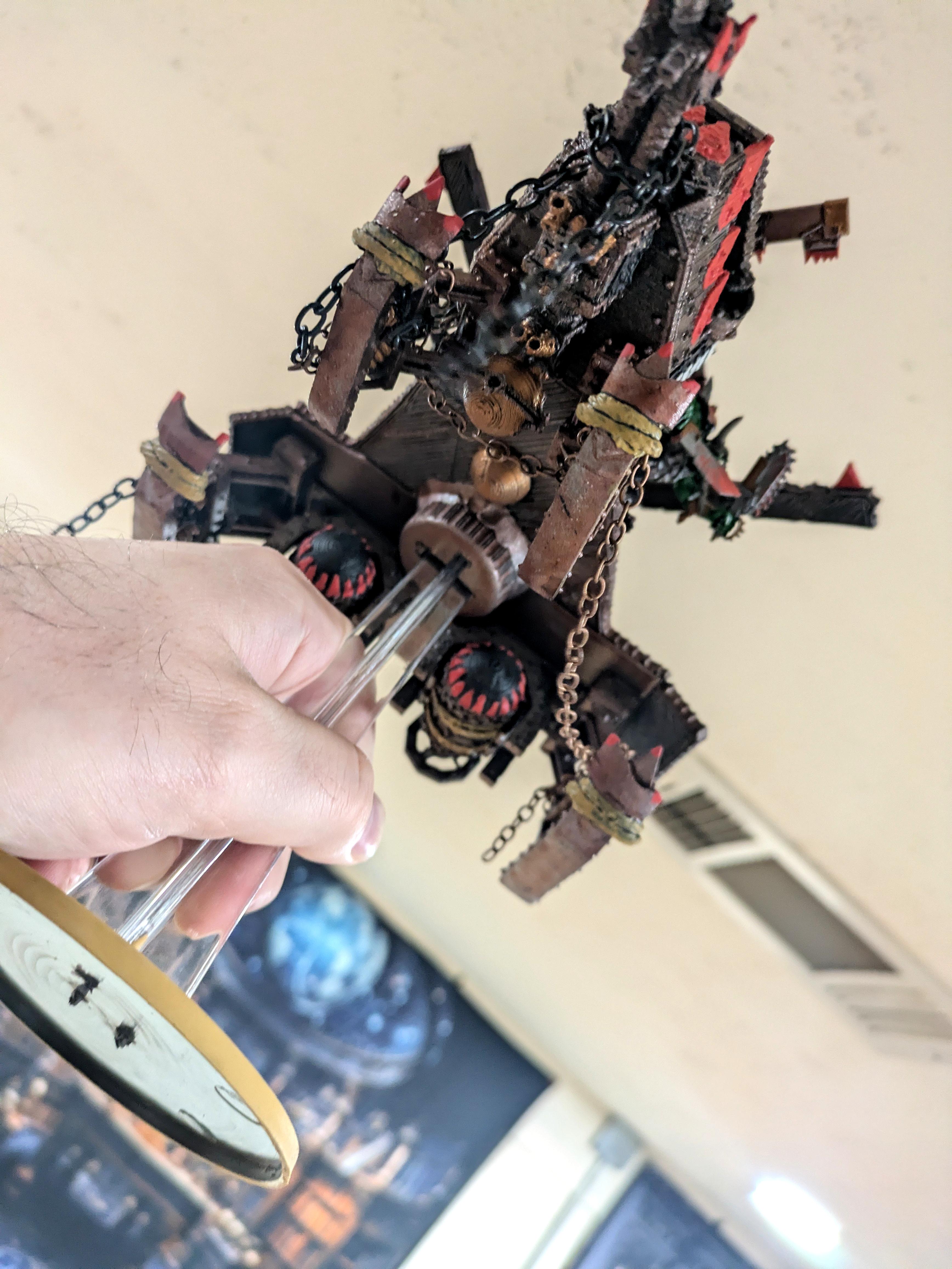 Chinork, Conversion, Converted Kopta, Helicopter, Kitbashed Warkopta, Kopta, Ork Helicopter, Ork Warkopta, War Kopta, War Kopta Conversion, Warkopta, Warkopta Conversion