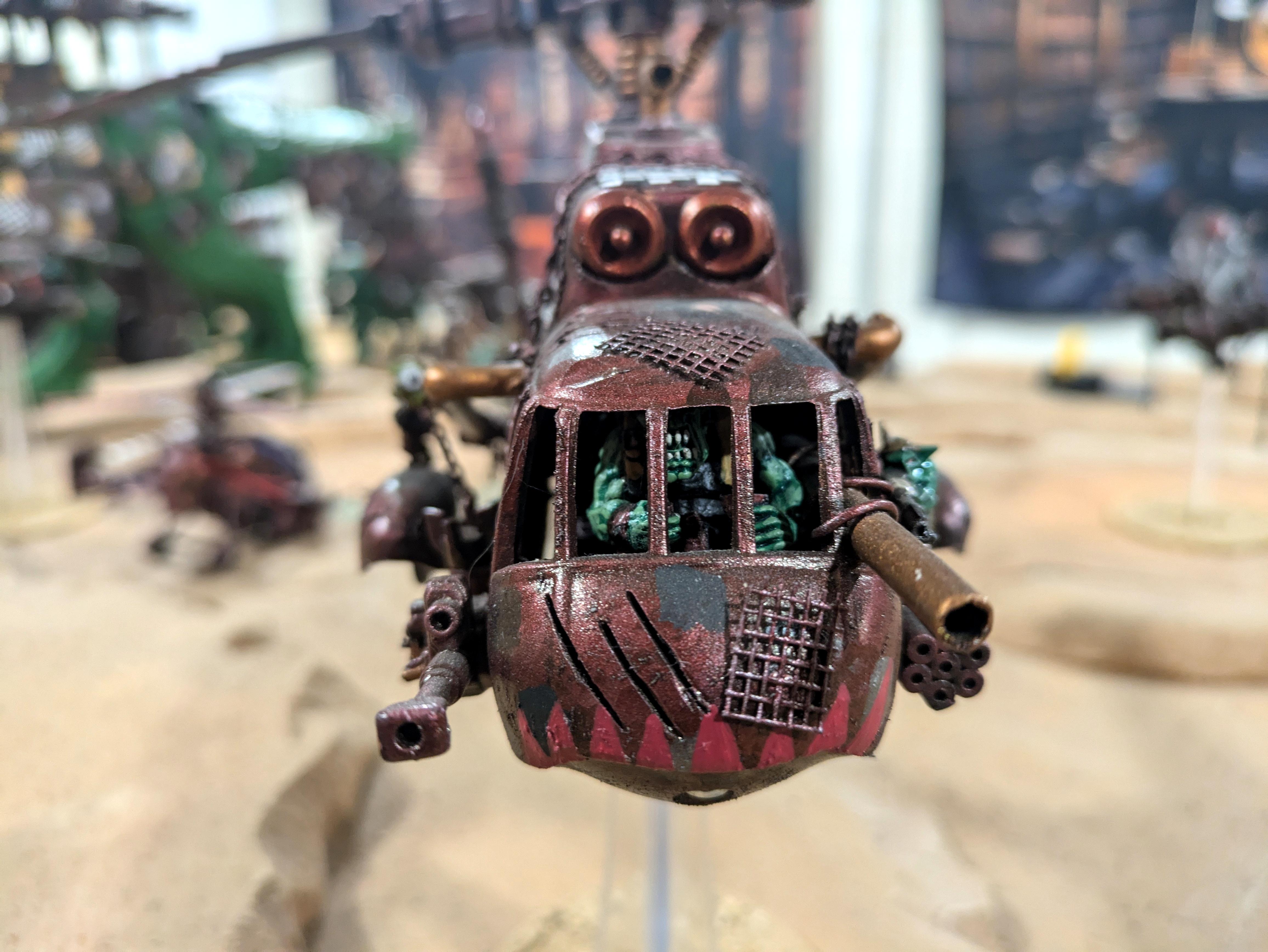 Chinork, Conversion, Converted Kopta, Helicopter, Kitbashed Warkopta, Kopta, Ork Helicopter, Ork Warkopta, War Kopta, War Kopta Conversion, Warkopta, Warkopta Conversion